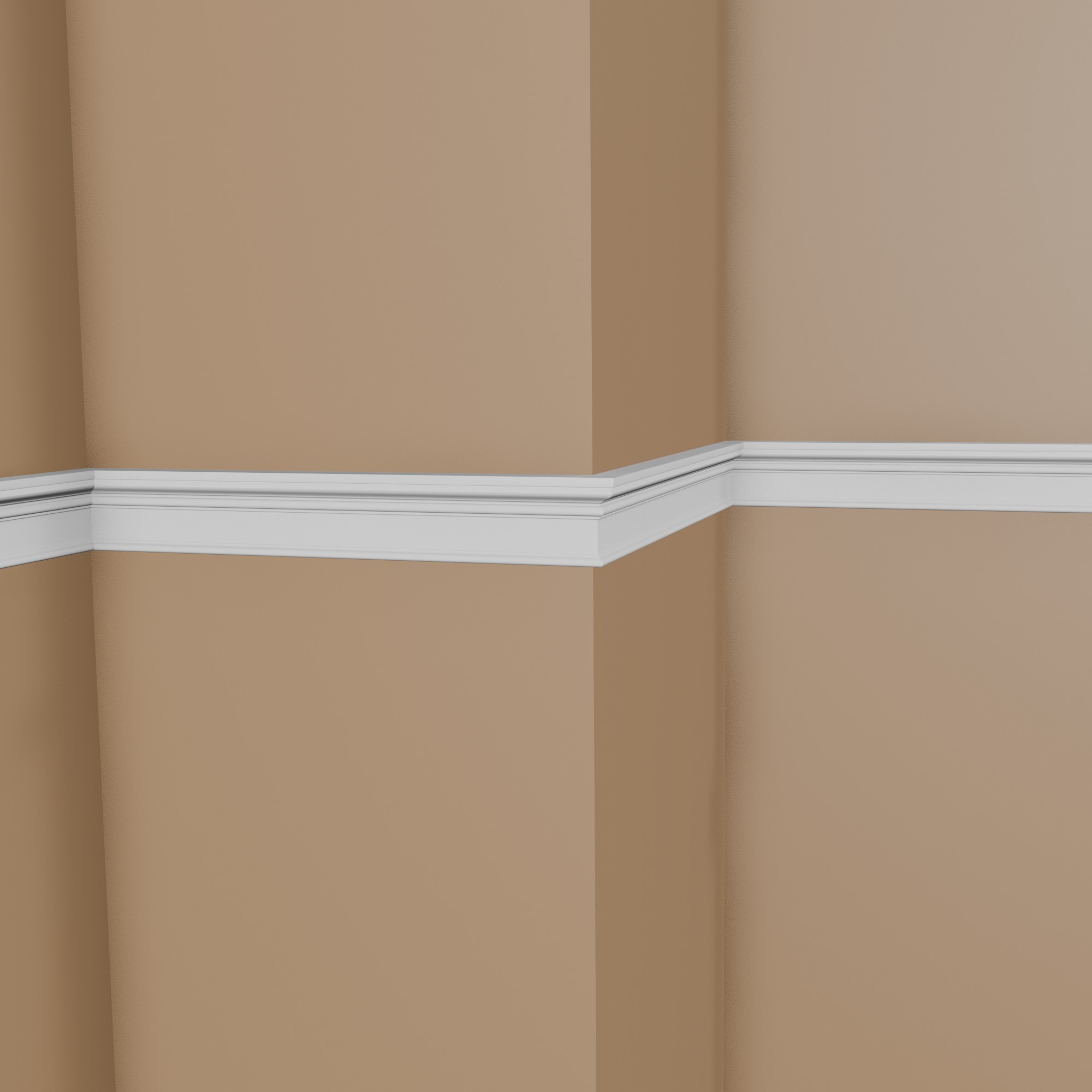 Moldura mural Mardom MDD305 Profoam 30 x 90 x 2000 mm Moldura decorativa blanca Elegante