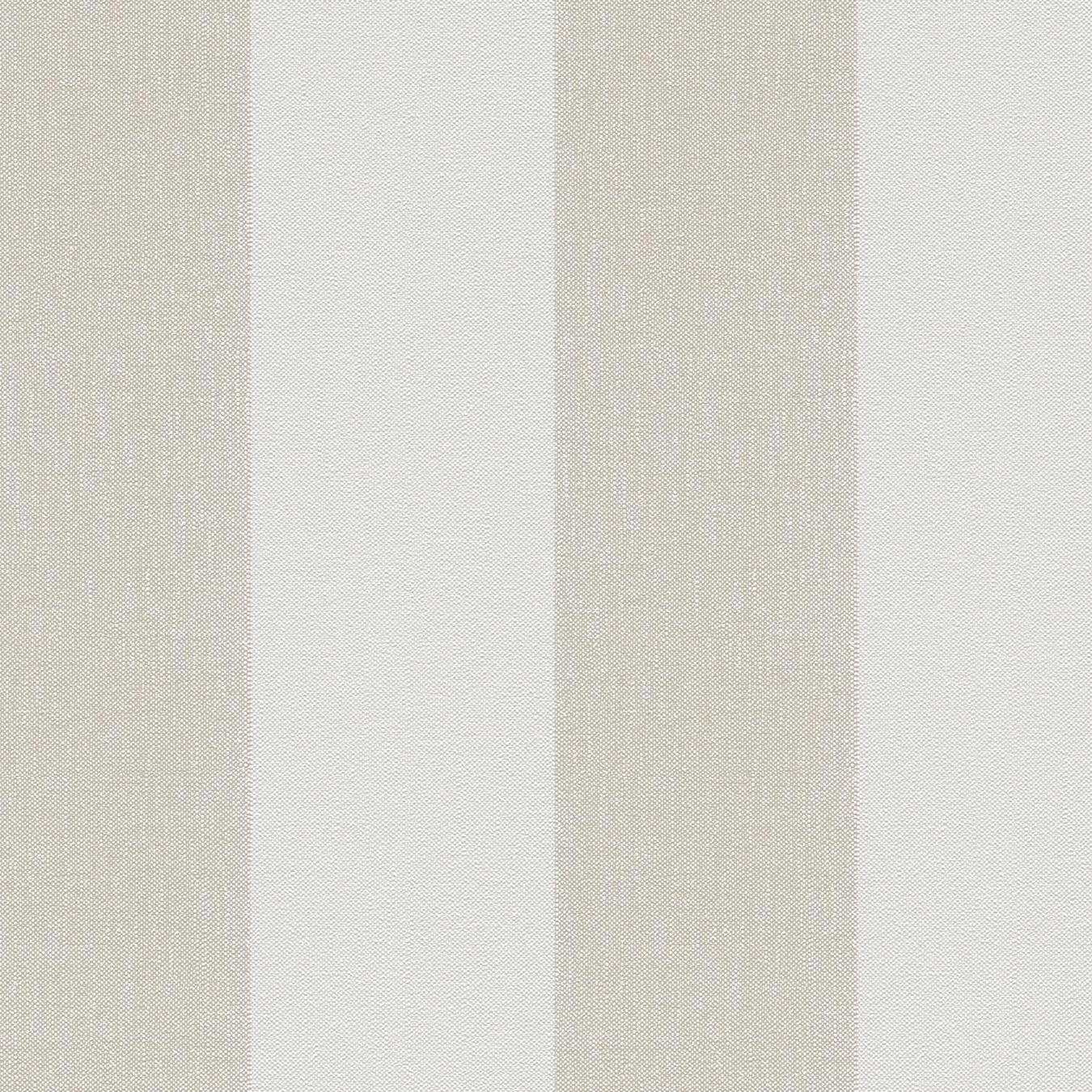 Papel pintado no tejido 948342 Rayas blancas y marrones Ondas Elegancia pura A.S. Creation