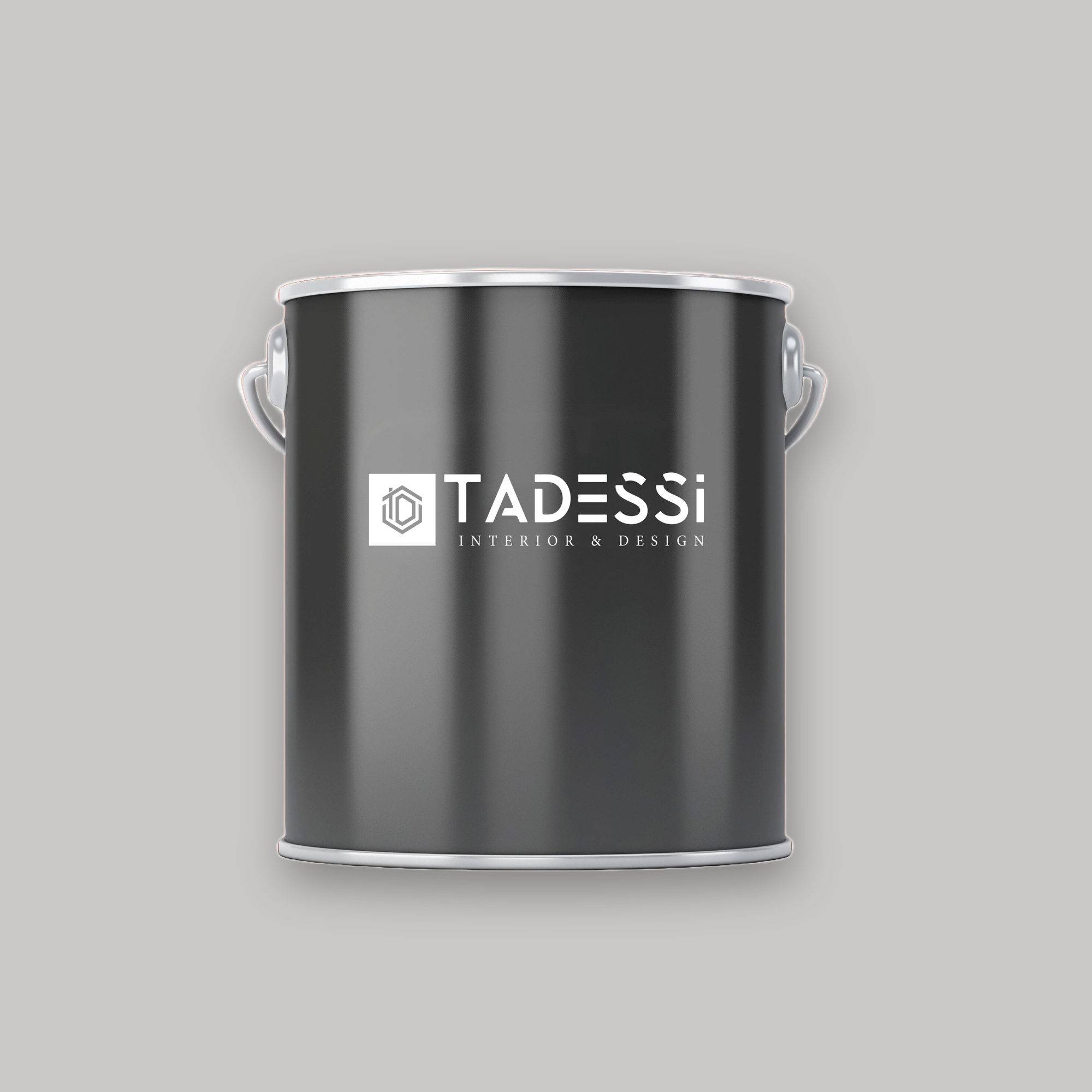 TADESSI Wall Select - Pintura de pared gris - Gris plata - Pintura de interior de alta calidad - Color intenso