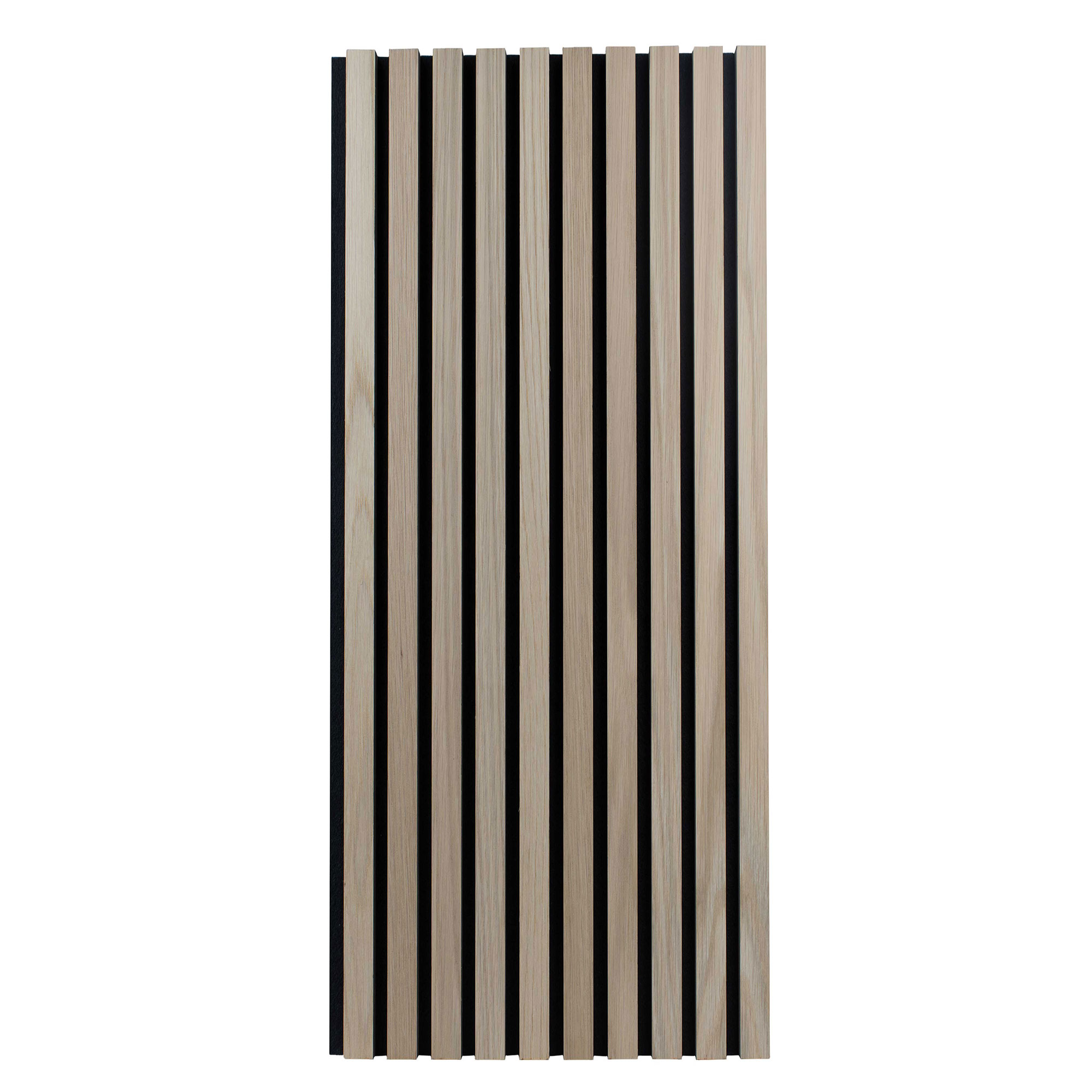 Panel acústico de pared PROVISTON 600 x 1200 x 21 mm Paneles acústicos 3D de MDF de roble natural