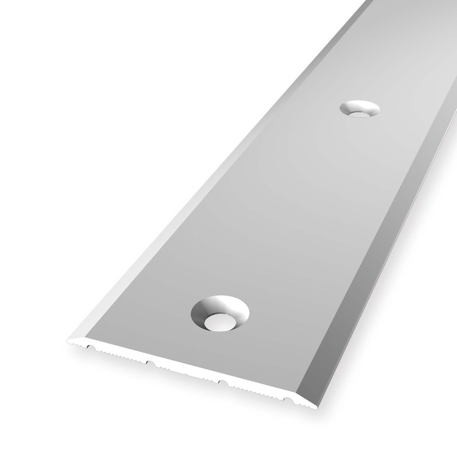 Perfil de transición de aluminio liso de 2 x 40 mm, varias longitudes Küberit