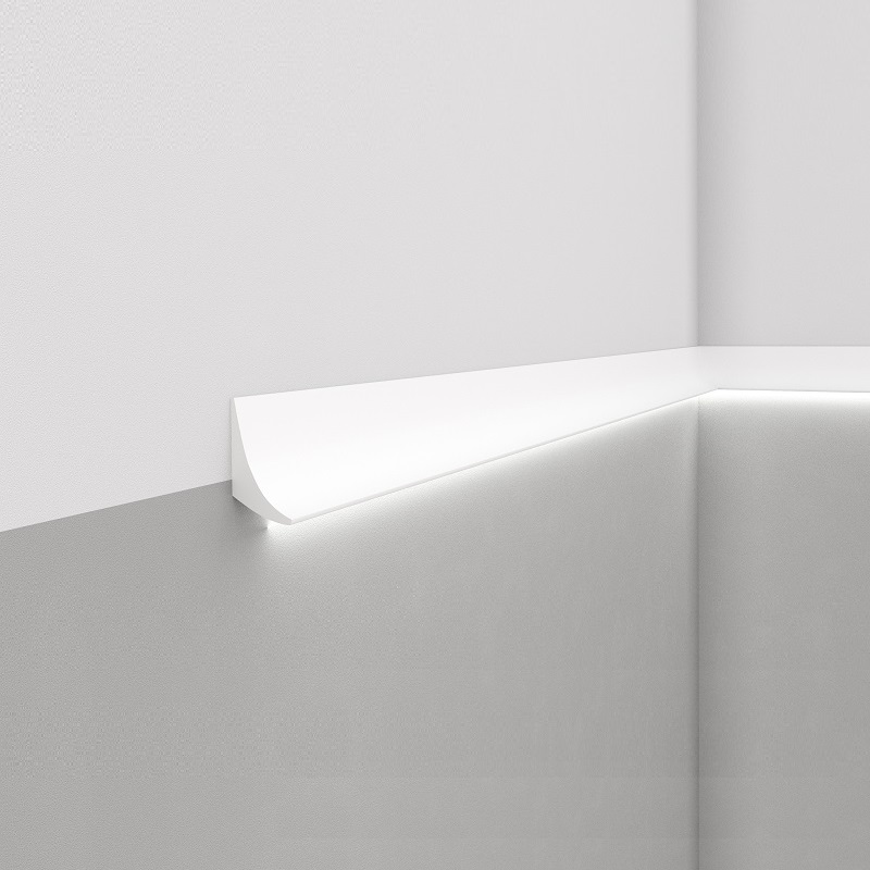 Moldura decorativa Mardom "QL006" 42 x 70 x 2000 mm Moldura de pared blanca Decoración de pared Alta calidad