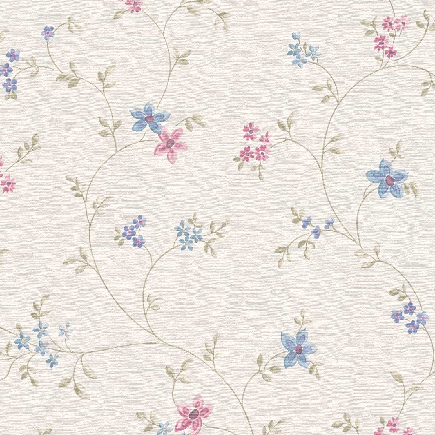 A.S. Creation Maison Charme 390711 Papel pintado no tejido Diseño floral 10,05 x 0,53 m Crema