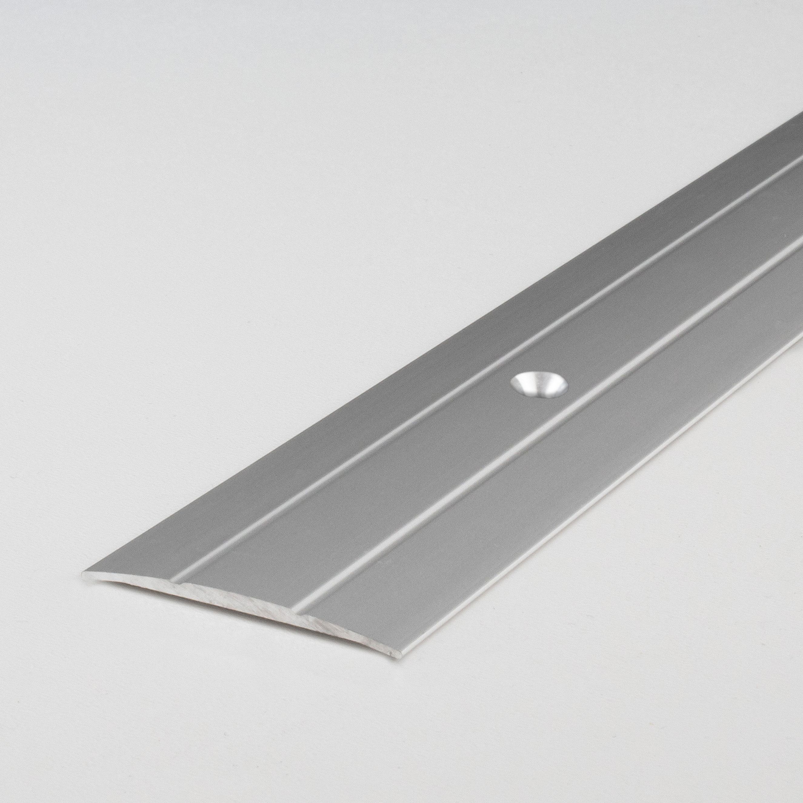 Perfil de transición PROVISTON Den Helder, altura 2,5 mm, ancho 38 mm, tira de transición de aluminio anodizado