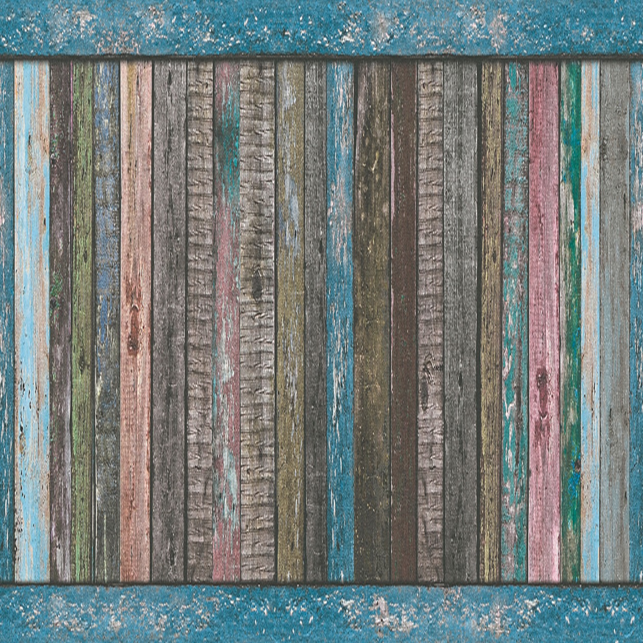 A.S. Creation Only Borders 10 368601 Papel pintado Imitación madera 0,13 x 5 m Azul