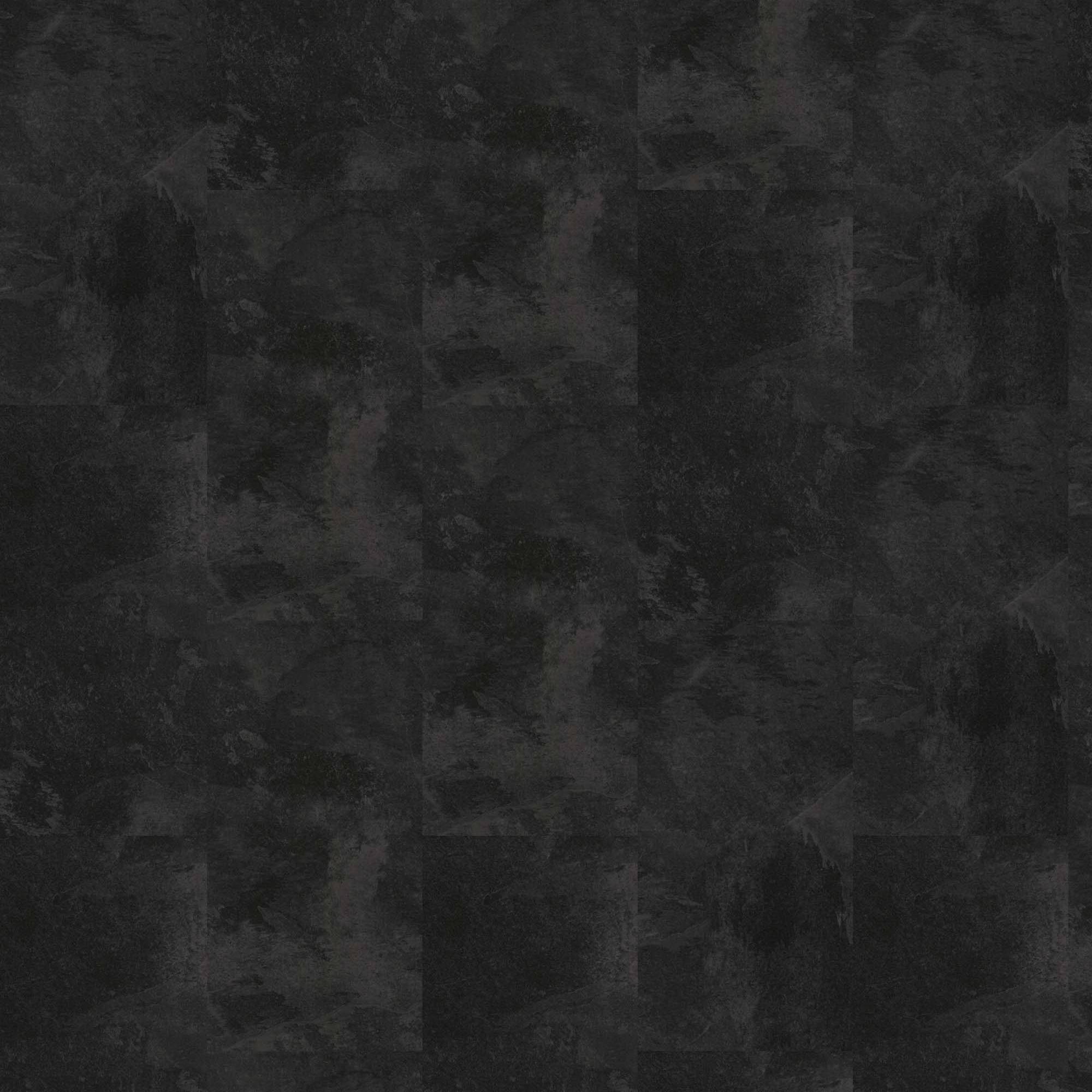 Suelo vinílico Expona Clic 9081, 609,6 x 304,8 x 6,5 mm, vinilo clic, imitación baldosa, imitación piedra, negro NKL34