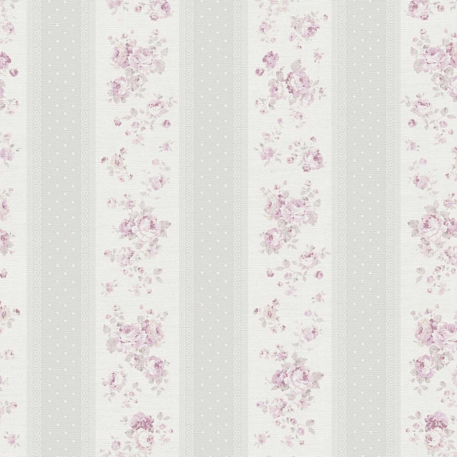 A.S. Creation Maison Charme 390692 Papel pintado no tejido Diseño floral 10,05 x 0,53 m Gris
