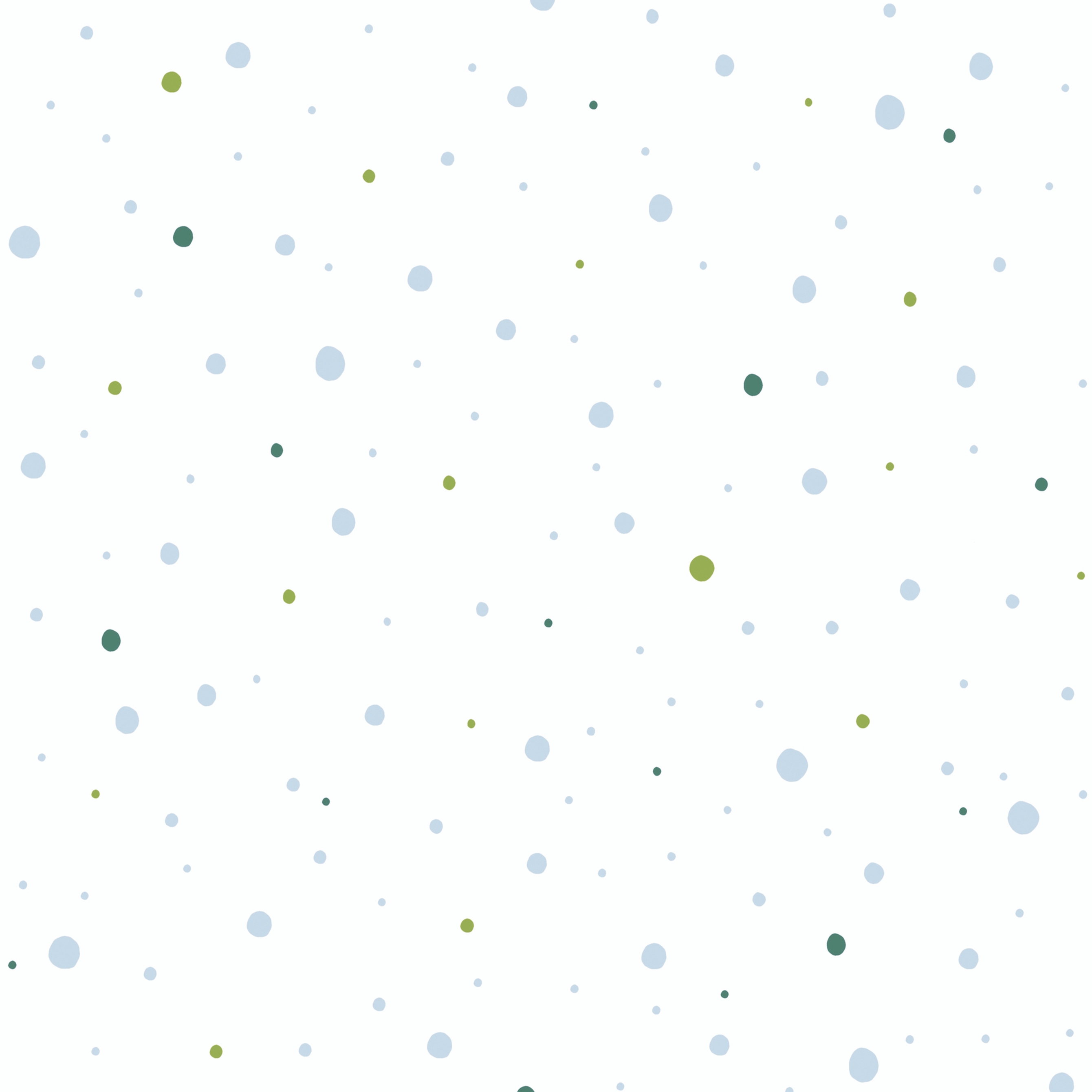 A.S. Creation Little Love 381161 Papel pintado no tejido Efecto 3D 0,53 x 10,05 m Azul Verde Blanco