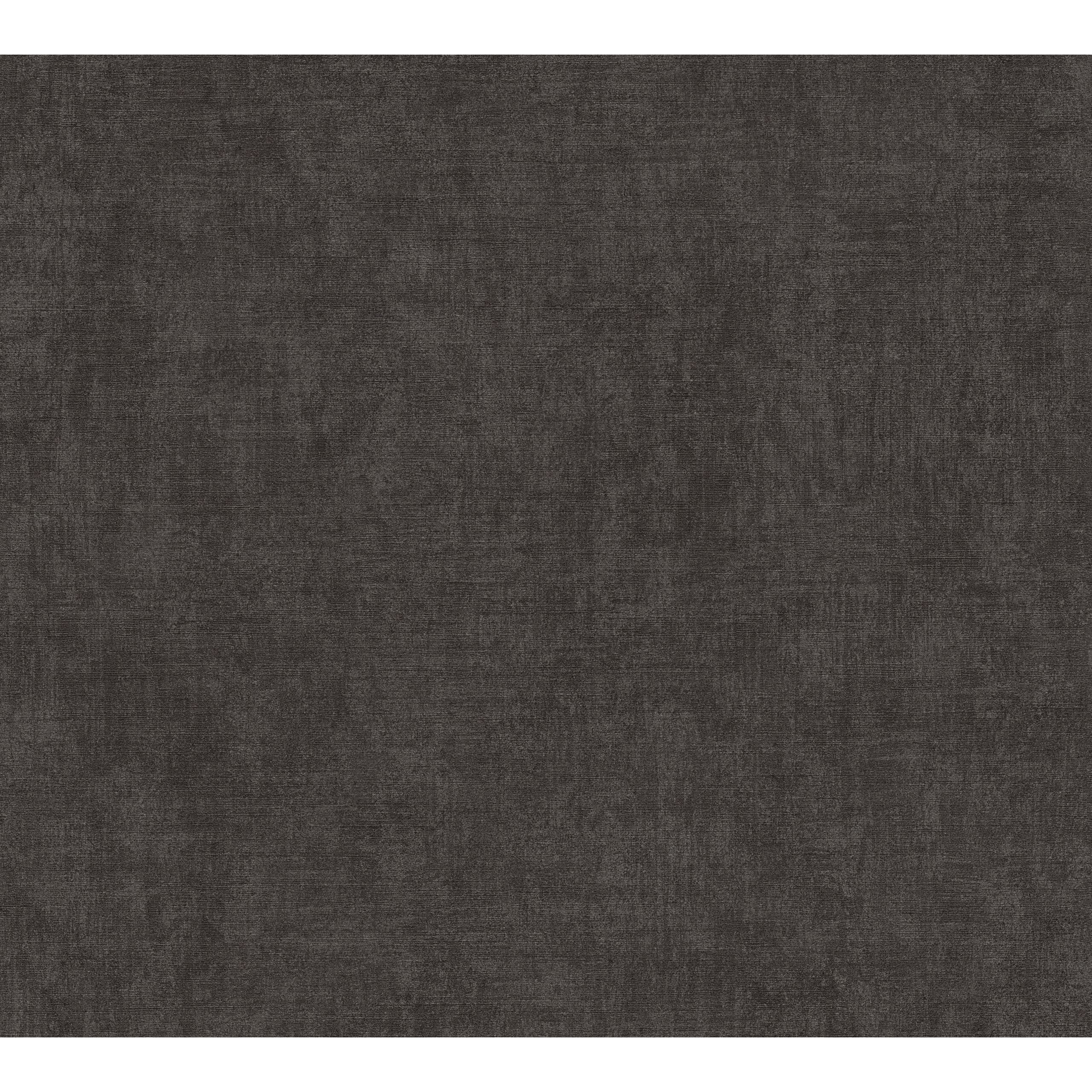 A.S. Creation New Walls 374235 Papel pintado no tejido Color liso Universidad 0,53 x 10,05 m Negro