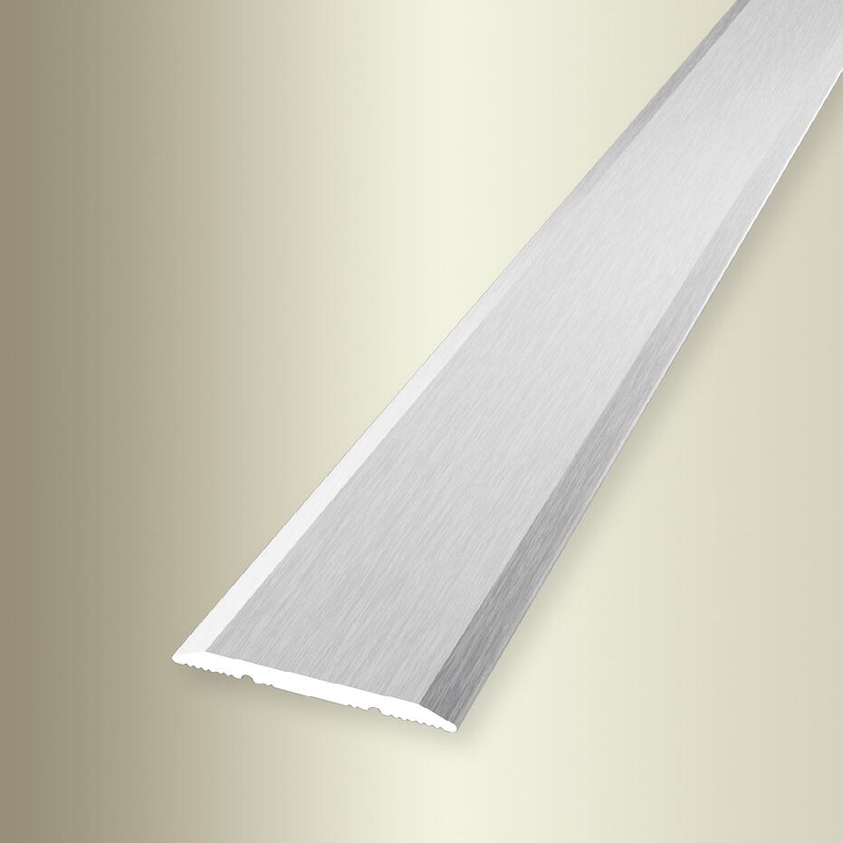 Perfil de transición Küberit, H 2 mm, W 25 mm, L 1000 mm, tira de transición de aluminio anodizado.