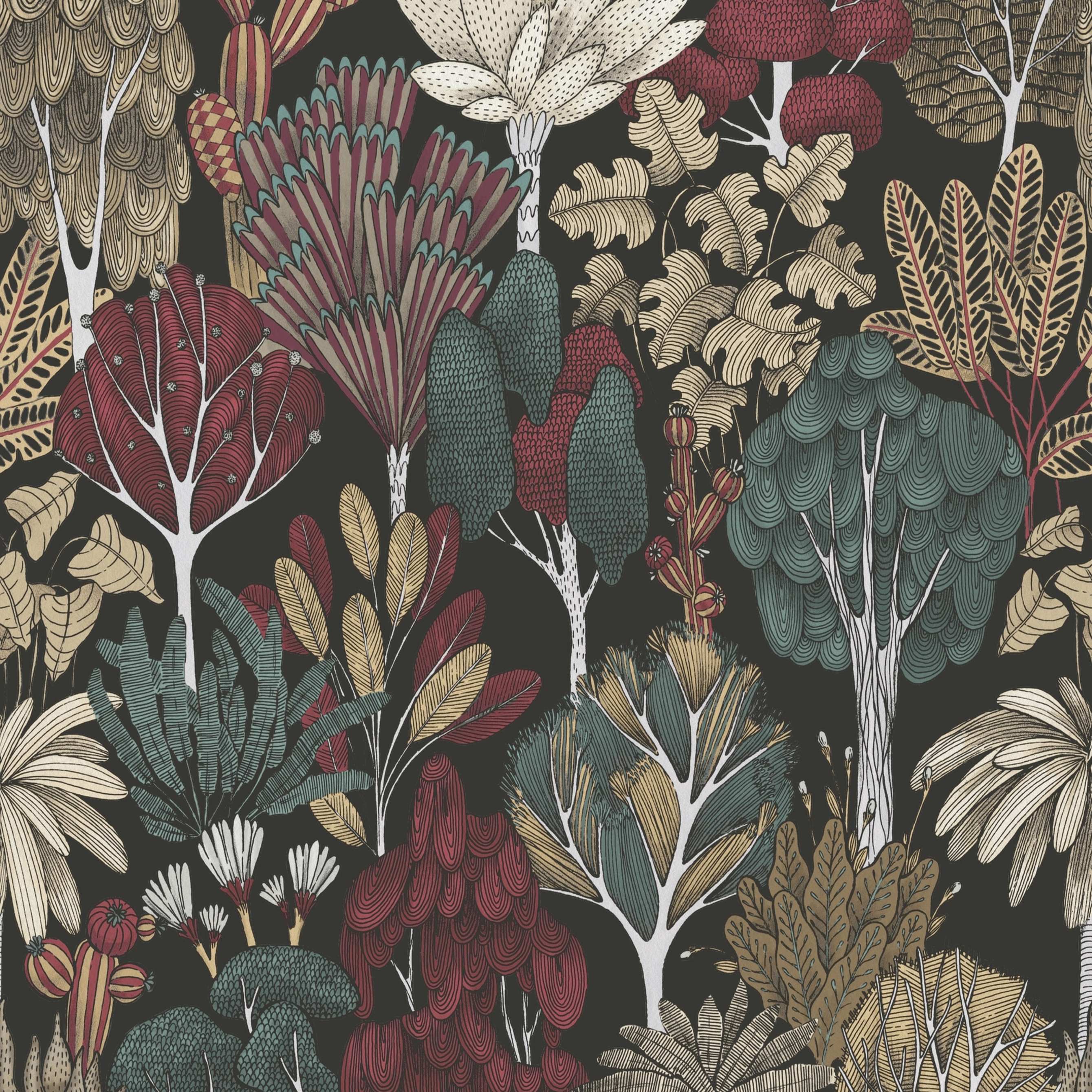 A.S. Creation Impresión Floral 377576 Papel pintado no tejido Aspecto natural 0,53 x 10,05 m Colorido