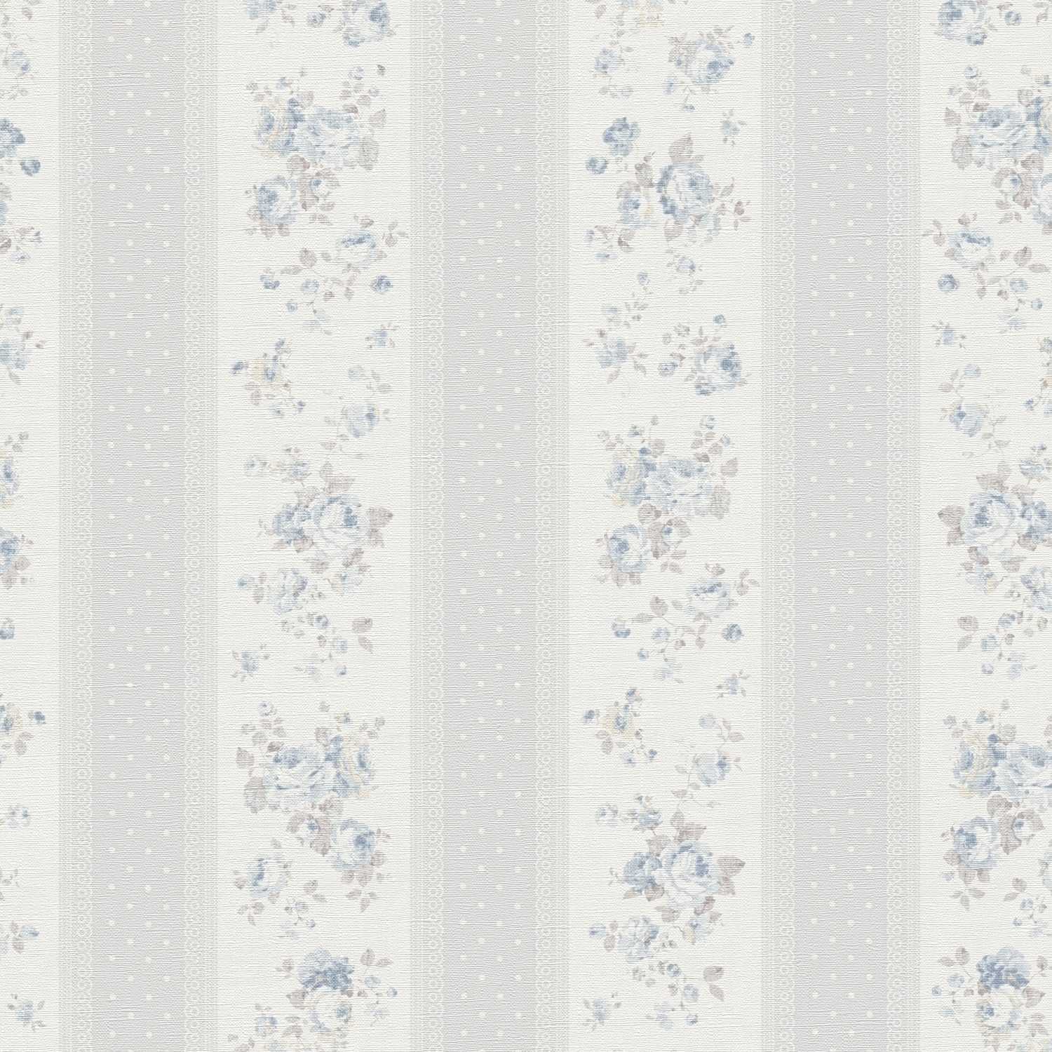 A.S. Creation Maison Charme 390693 Papel pintado no tejido Diseño floral 10,05 x 0,53 m Gris