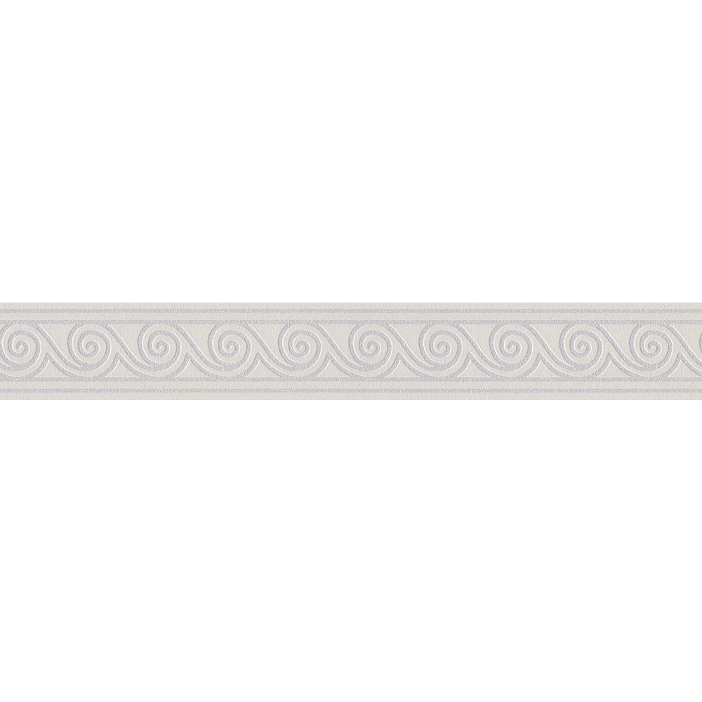 A.S. Creation Only Borders 11 384010 Cenefa no tejida Papel pintado a rayas 5,00 x 0,08 m Gris