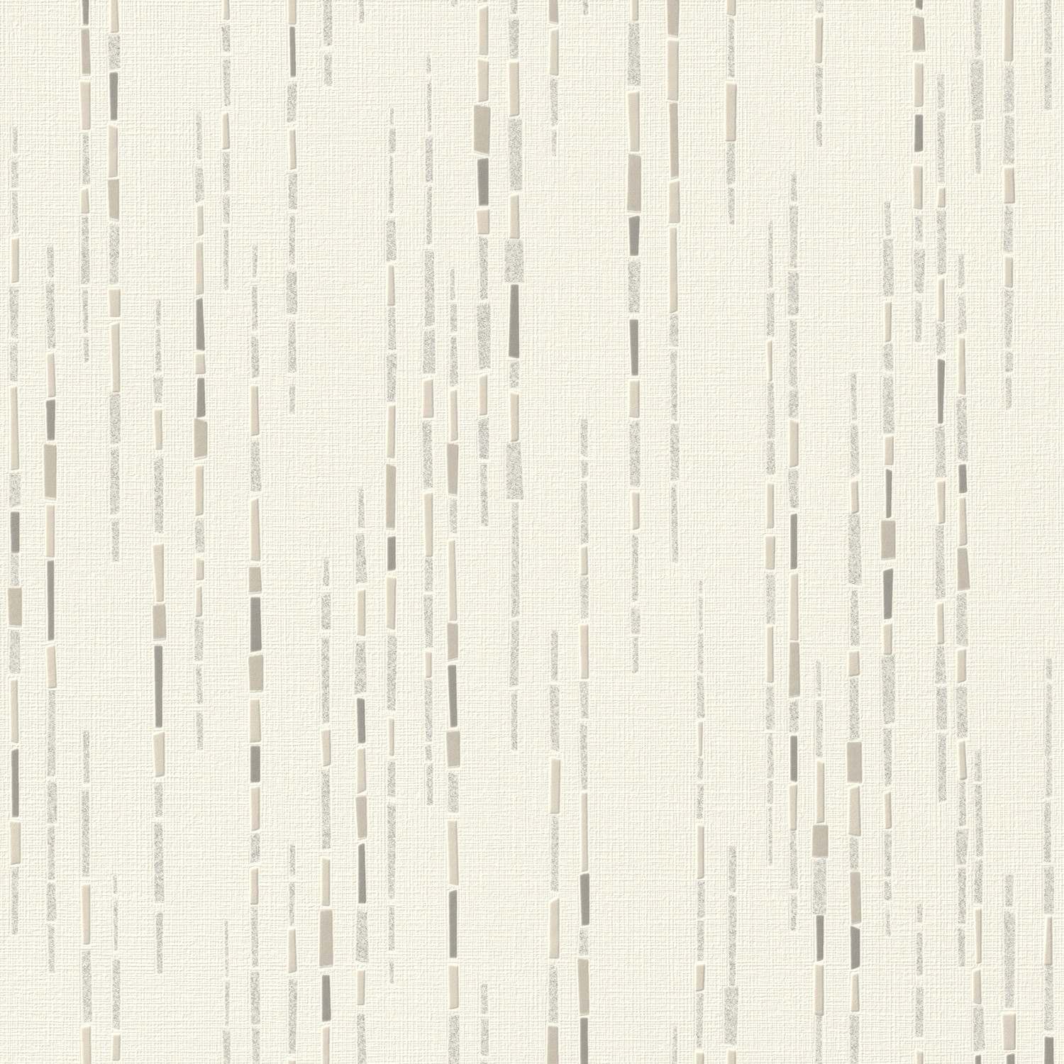 Rápido Selección 735130 Papel pintado no tejido Diseños y motivos 10,05 x 0,53 m Plata Beige crema