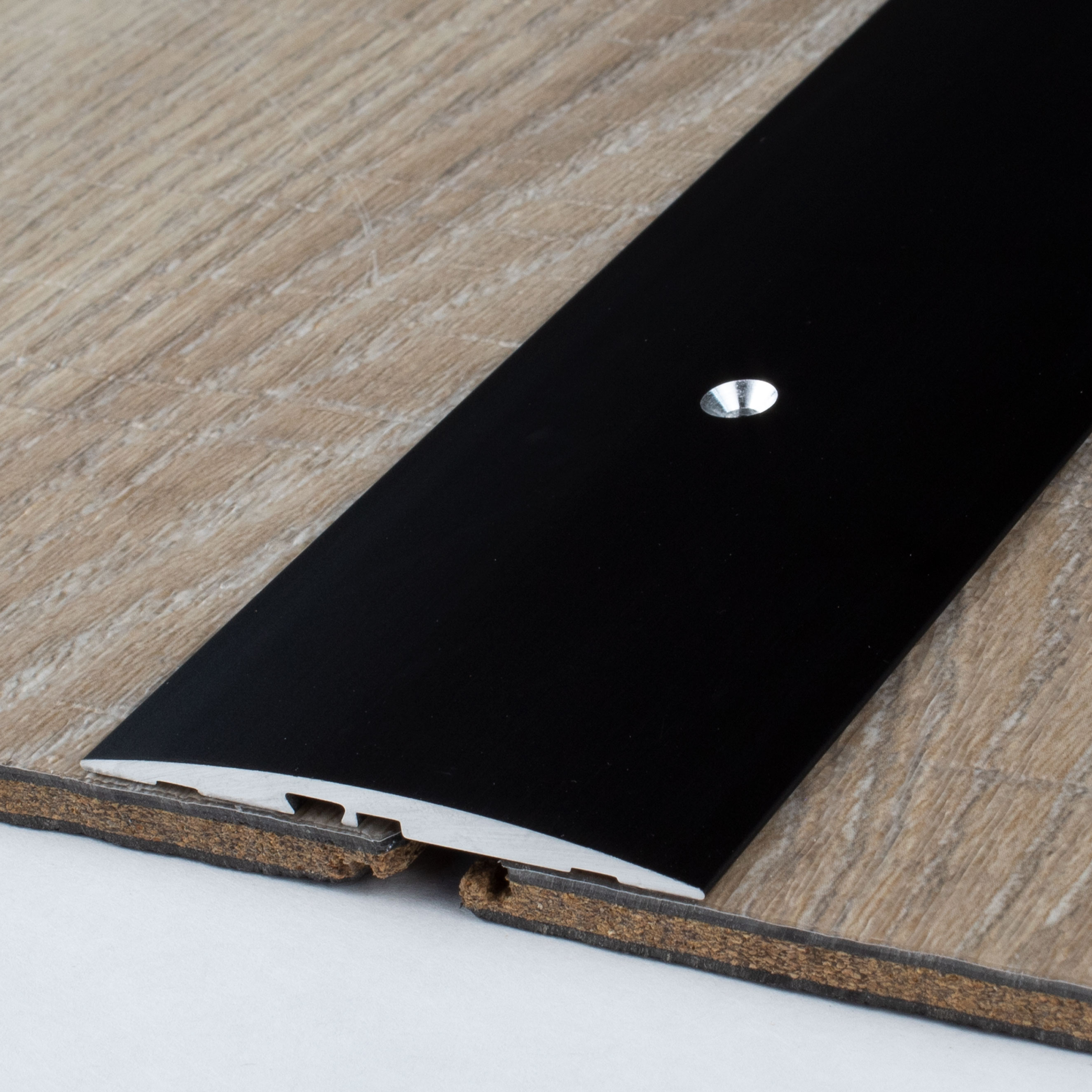 Perfil de transición PROVISTON, altura 4 mm, ancho 58 mm, tira de transición, aluminio