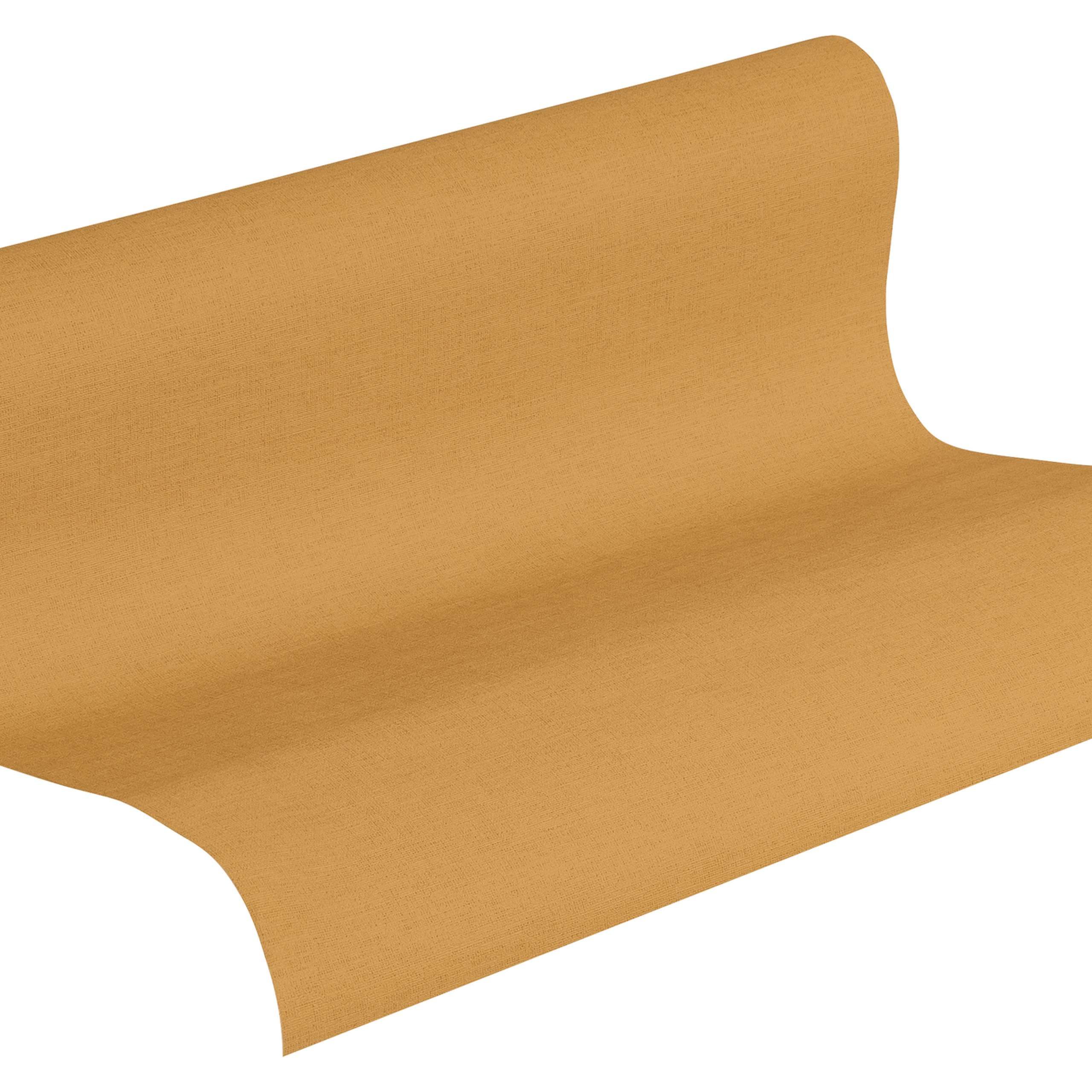 A.S. Creation Origen Étnico 371784 Papel pintado no tejido Color liso Universidad 0,53 x 10,05 m Amarillo