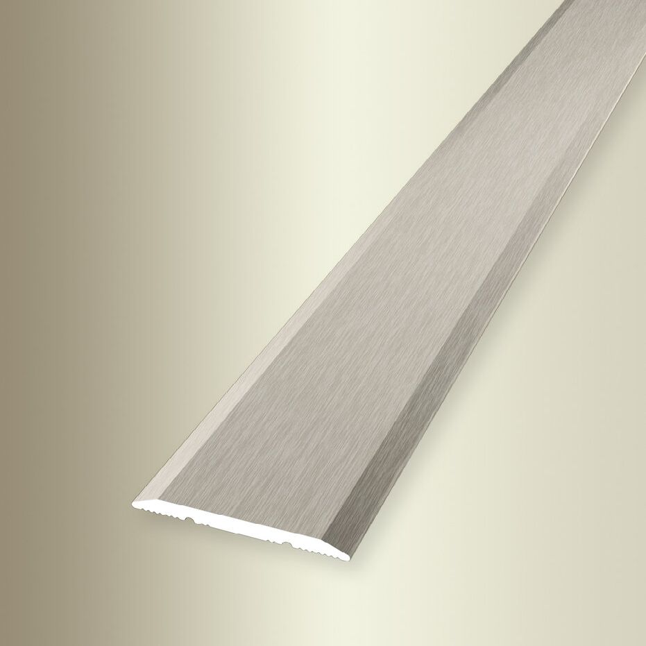 Perfil de transición Küberit, H 2 mm, W 25 mm, L 1000 mm, tira de transición de aluminio anodizado.