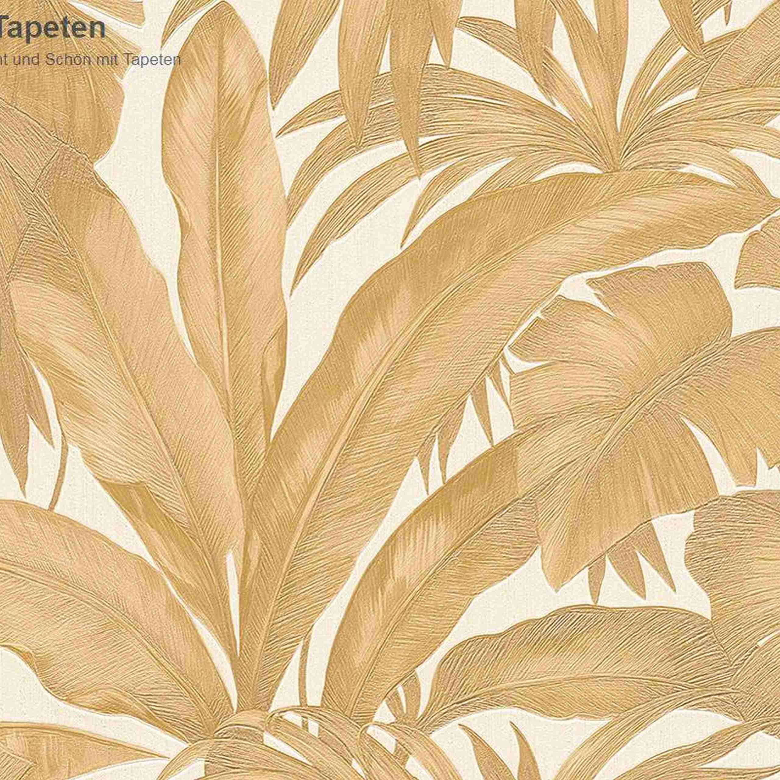 A.S. Creation Versace Home 2 962404 Papel pintado no tejido Diseño floral 0,7 x 10,05 m Crema