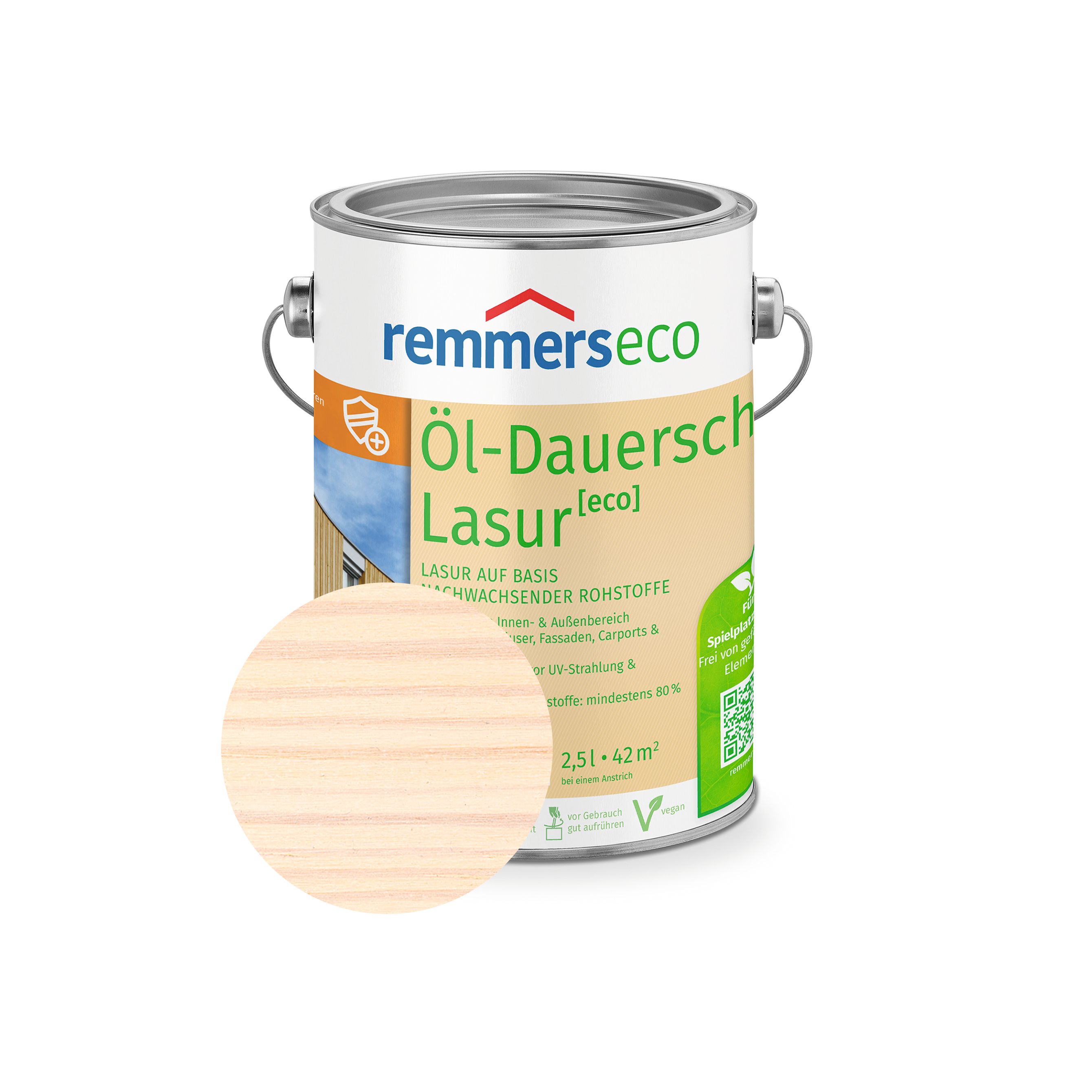 Tinte protector para madera de larga duración a base de aceite Remmers [eco] Base agua Materias primas renovables Envío gratuito