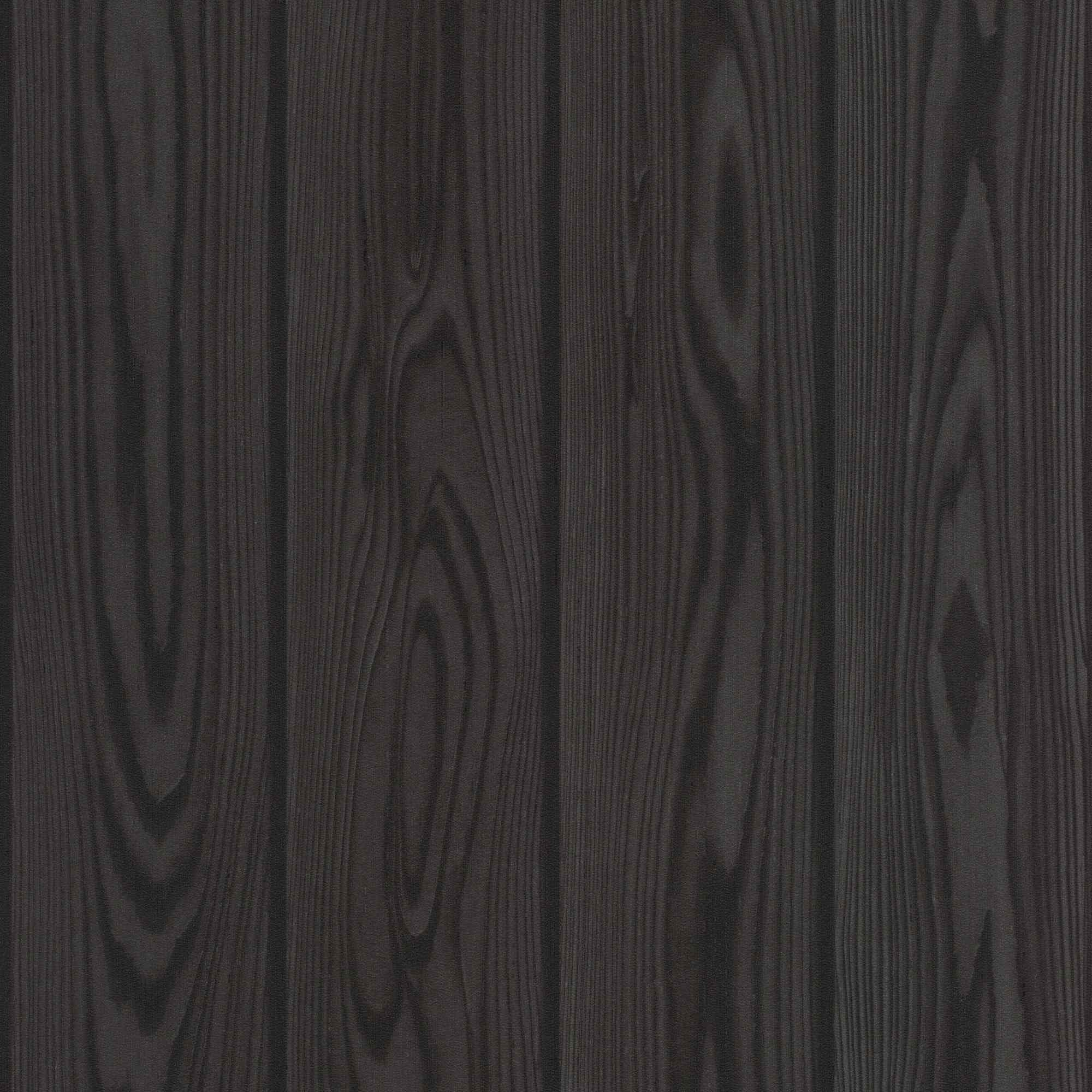 Papel pintado no tejido 499544, motivos estampados negros, Fábrica V Rasch
