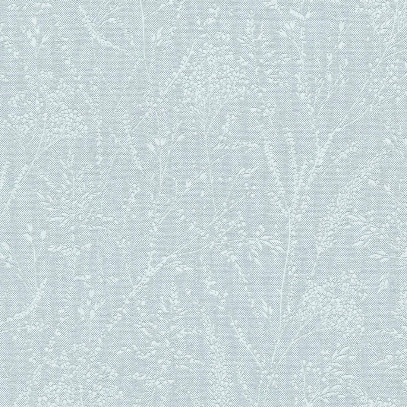 Papel pintado no tejido 397664 Árboles y hojas azules y blancas Pura elegancia A.S. Creation