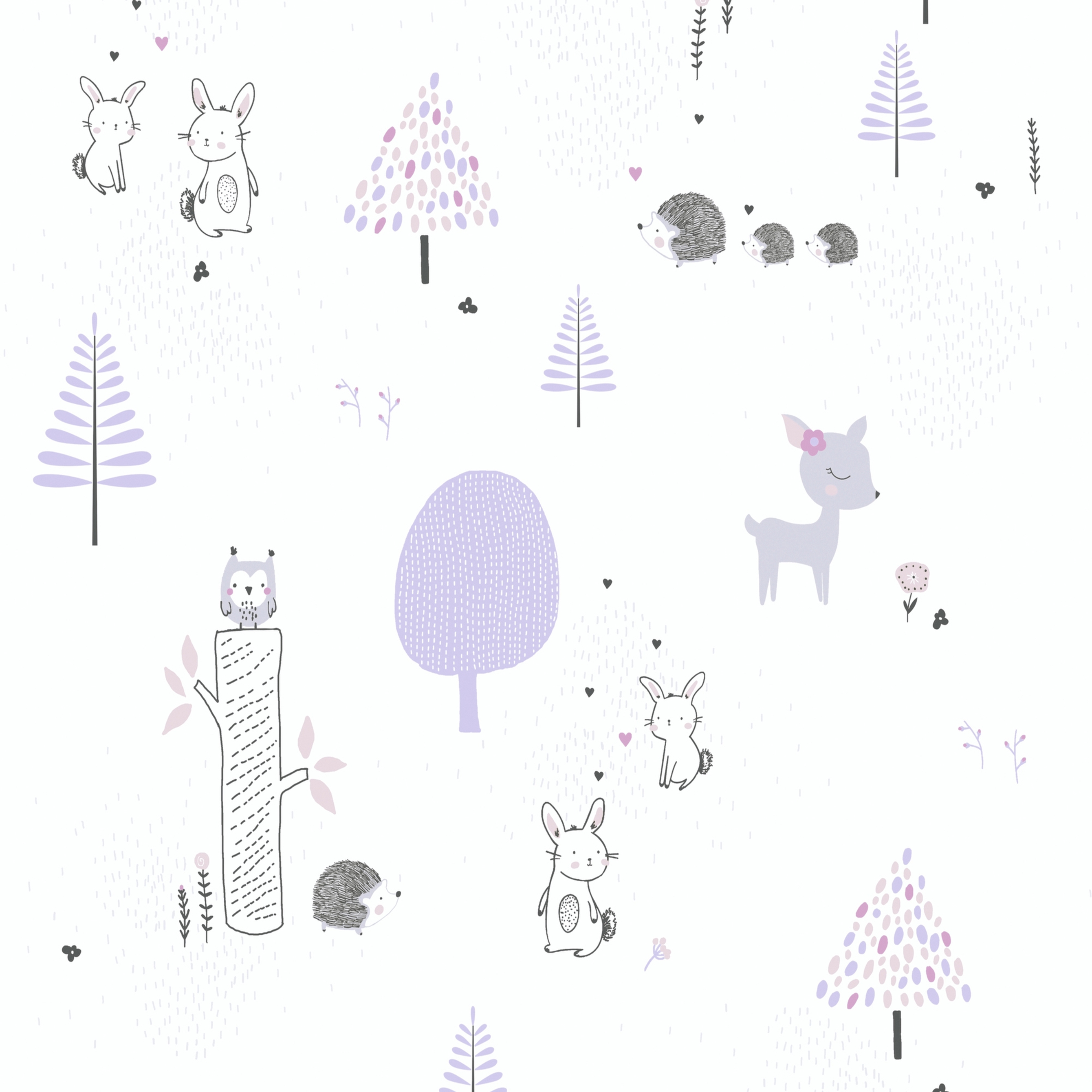 A.S. Creation Little Love 381171 Papel pintado no tejido Estampado animal 0,53 x 10,05 m Colorido