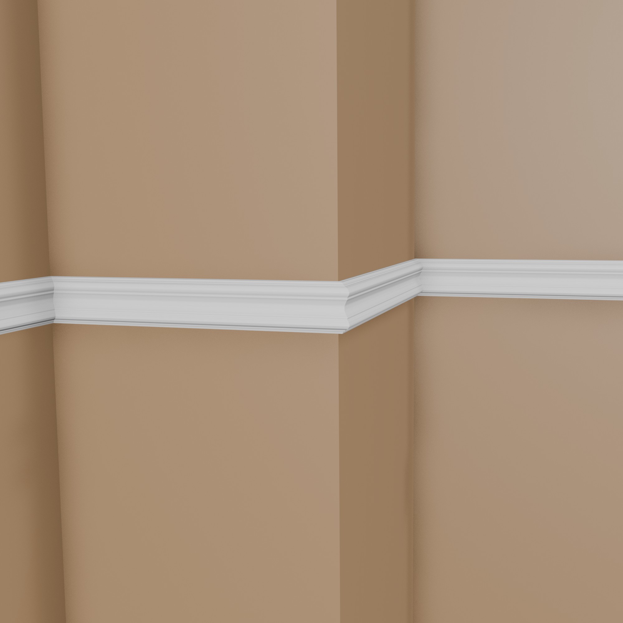 Moldura mural Mardom MDD345 Profoam 24 x 102 x 2000 mm Moldura decorativa blanca moderna