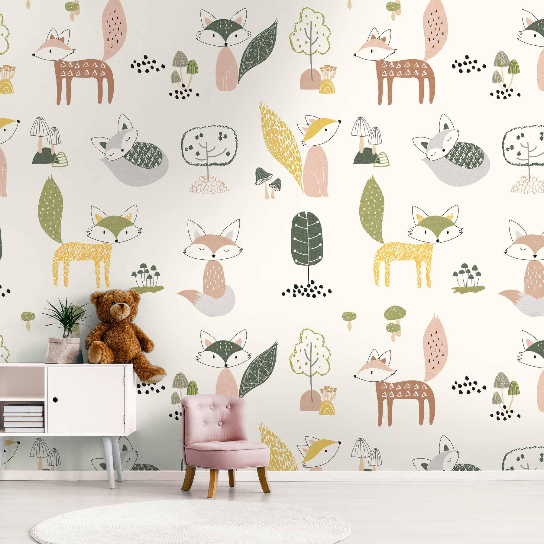 Papel pintado fotográfico A.S. Creation The Wall II 391891 Un motivo por rollo Habitación infantil Colorido