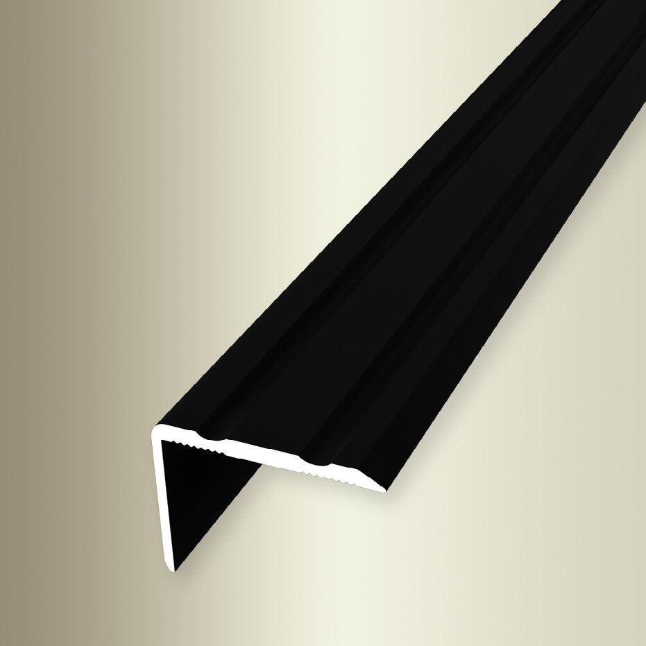 Perfiles angulares y de canto para escaleras Küberit, altura 20 mm, ancho 24,5 mm, aluminio anodizado