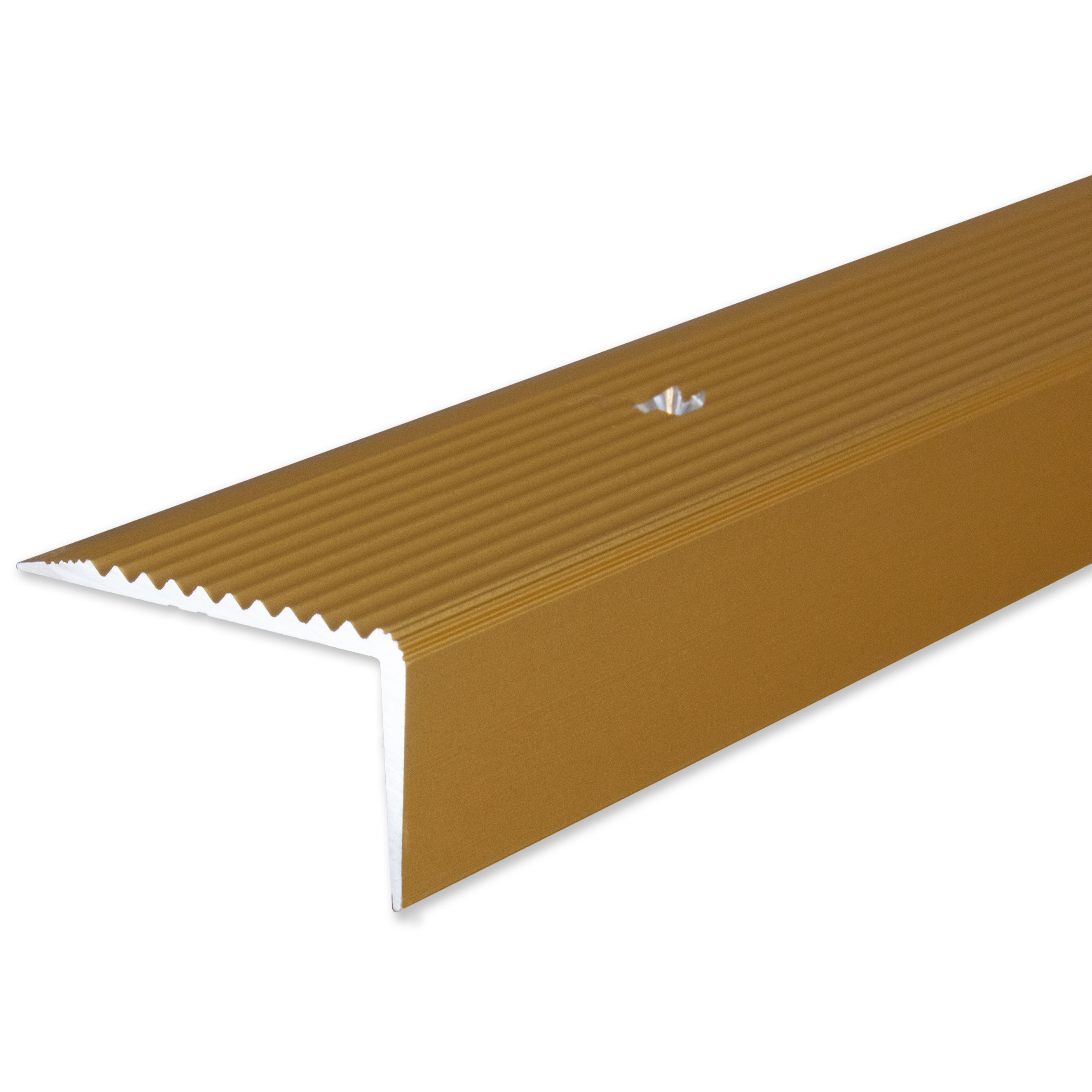 Perfiles de canto y ángulo para escaleras PROVISTON Terni Altura 20 mm Ancho 40 mm Aluminio