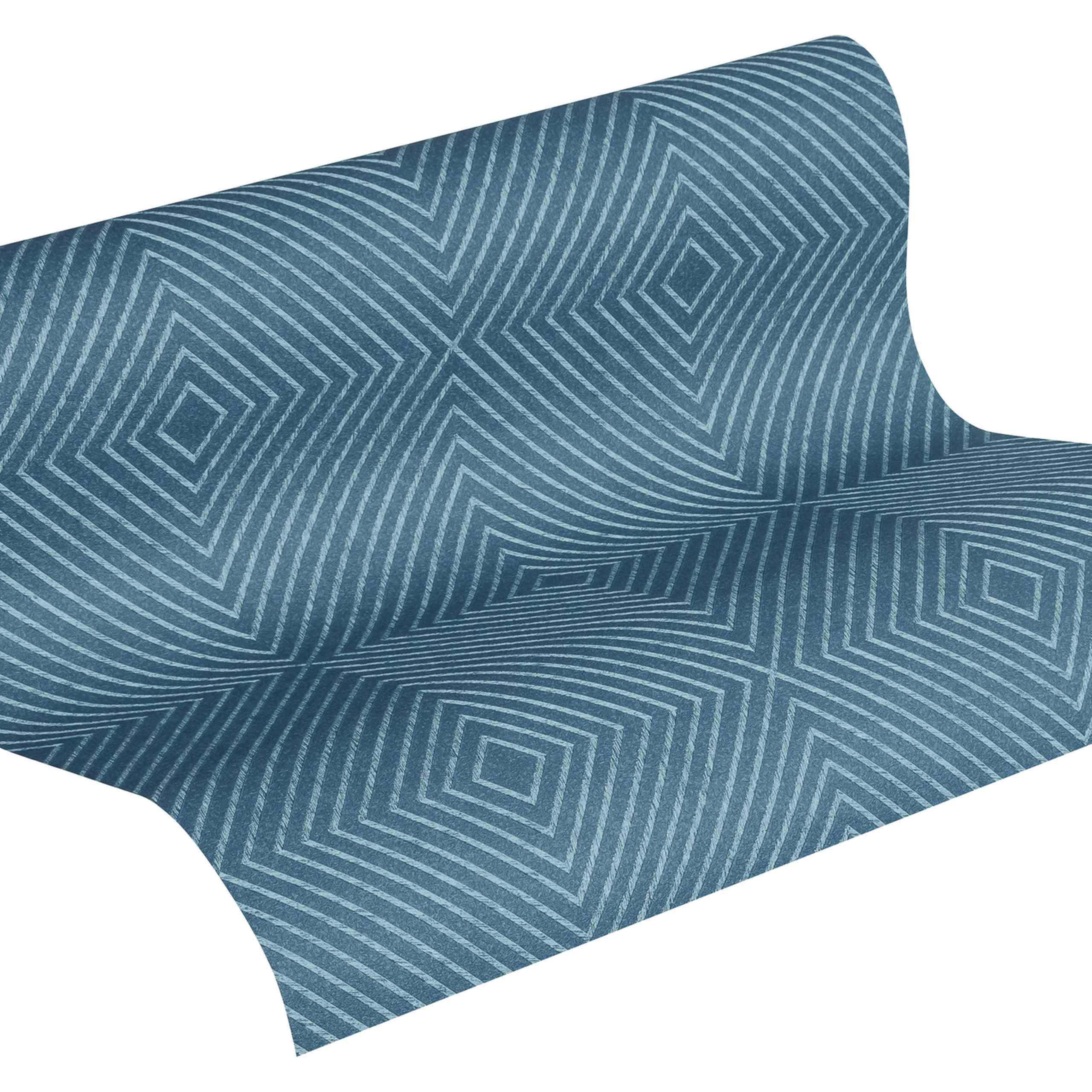 A.S. Creation Metropolitan Stories 369264 Papel pintado no tejido Efecto 3D 0,53 x 10,05 m Azul