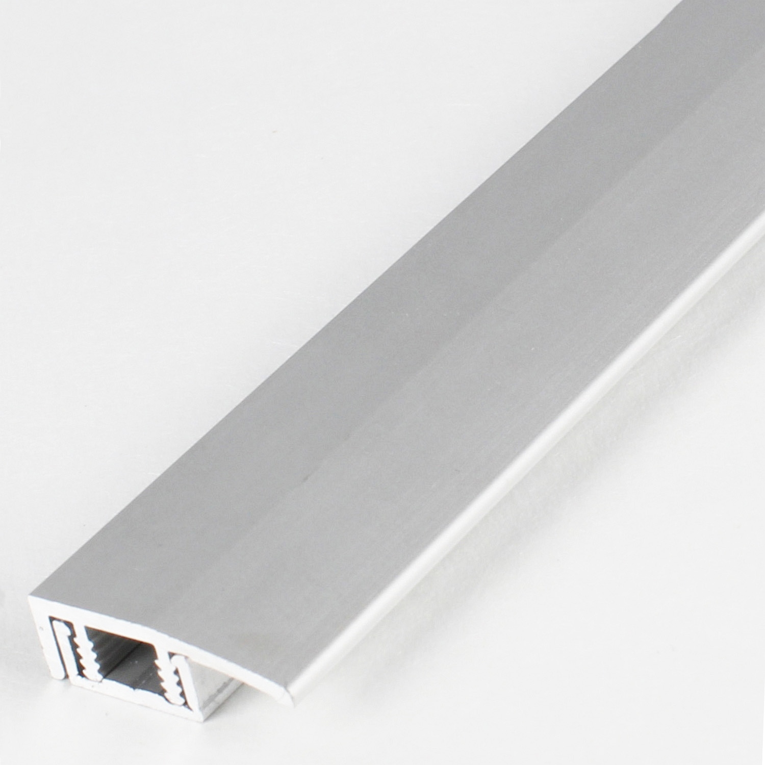 Perfiles de canto y acabado PROVISTON Scranton B, altura de canto de 23 mm, aluminio anodizado de 4 a 7 mm