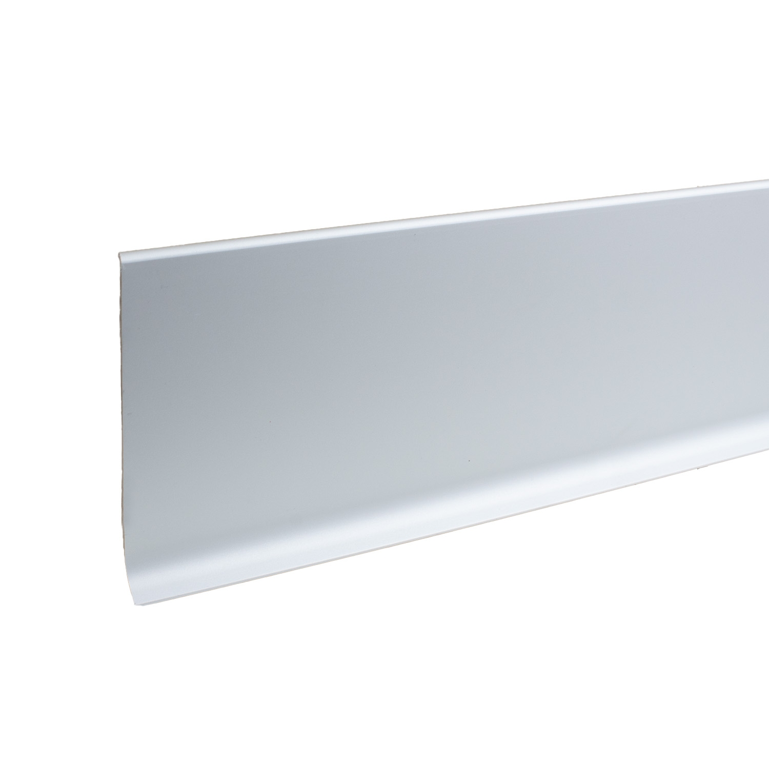 Rodapié metálico Auer, de 40 a 100 mm de alto, 10 mm de ancho, rodapié de aluminio, impermeable, moderno