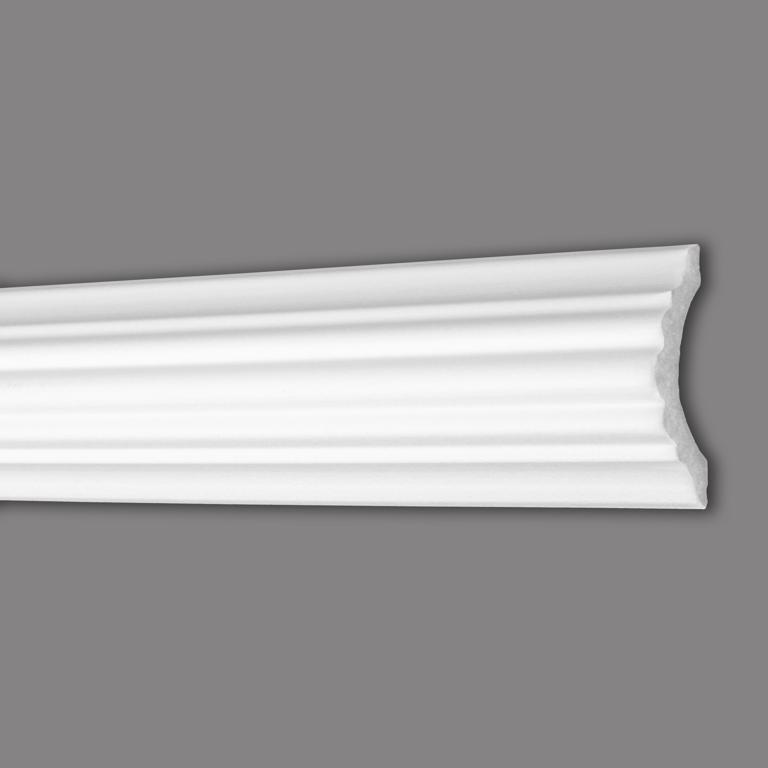 Wiesemann Moldura decorativa Düsseldorf 59 Poliestireno 27 x 61 x 2000 mm Moldura de pared Blanco