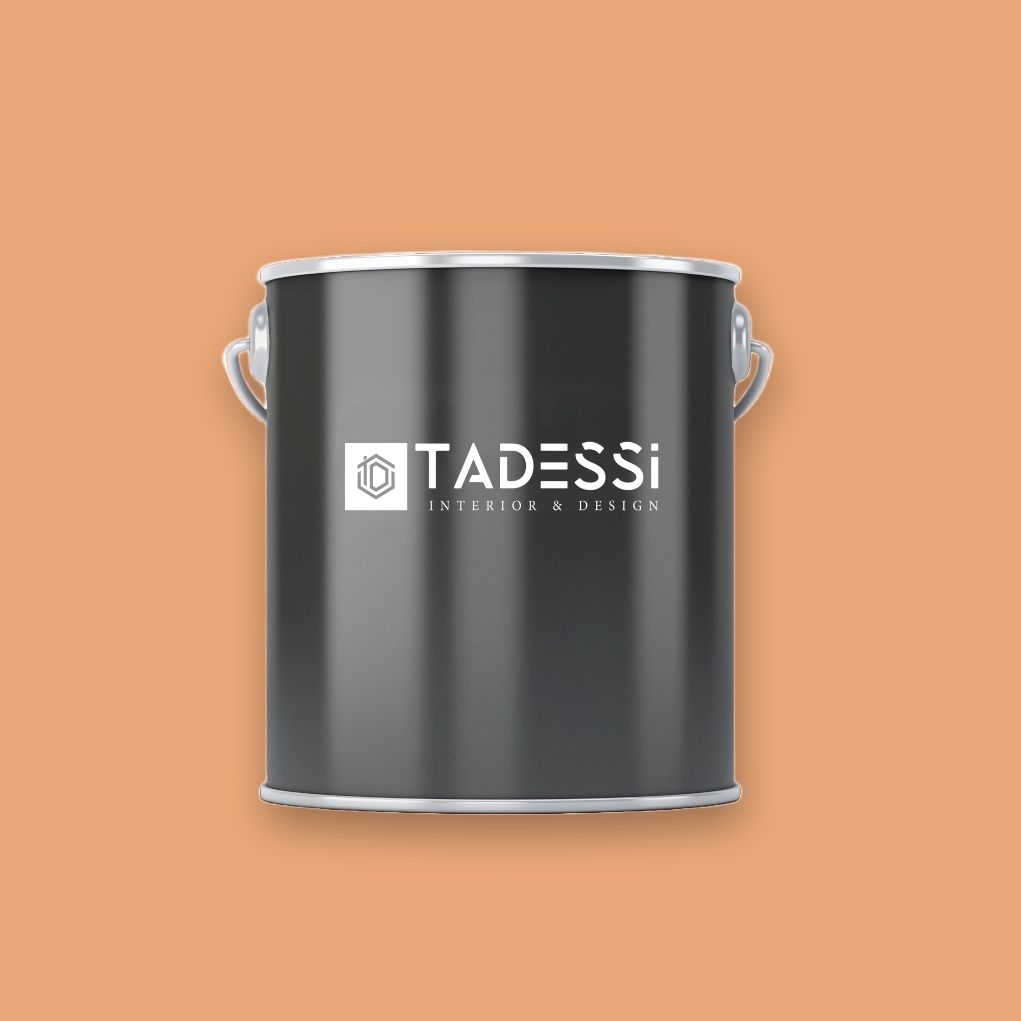 TADESSI Wall Select - Pintura de pared color naranja cobrizo - Pintura de interior de alta calidad - Color vibrante e intenso