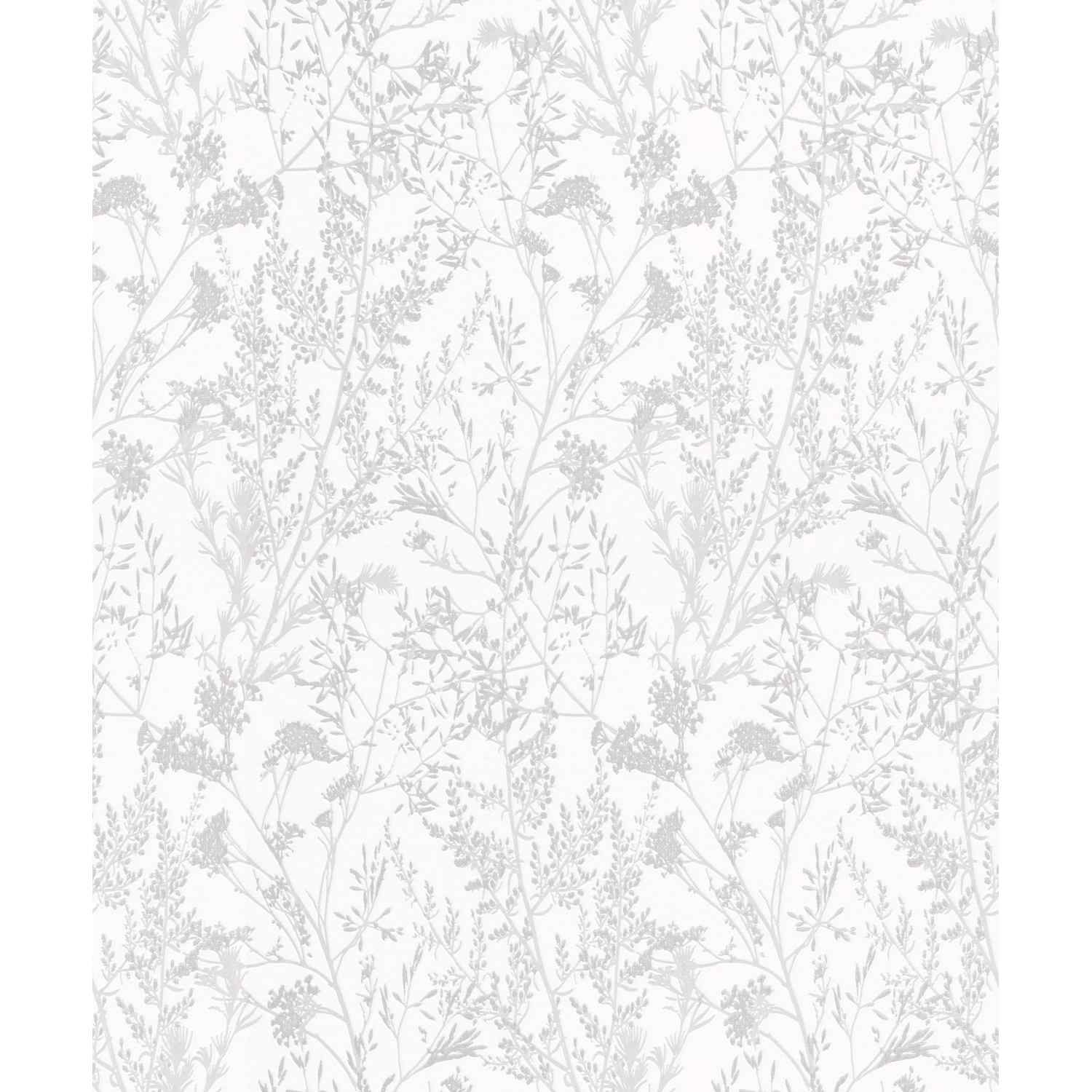Papel pintado estructural no tejido 10251-01 flores florales 0,53 x 10,05 m Charisma Erismann
