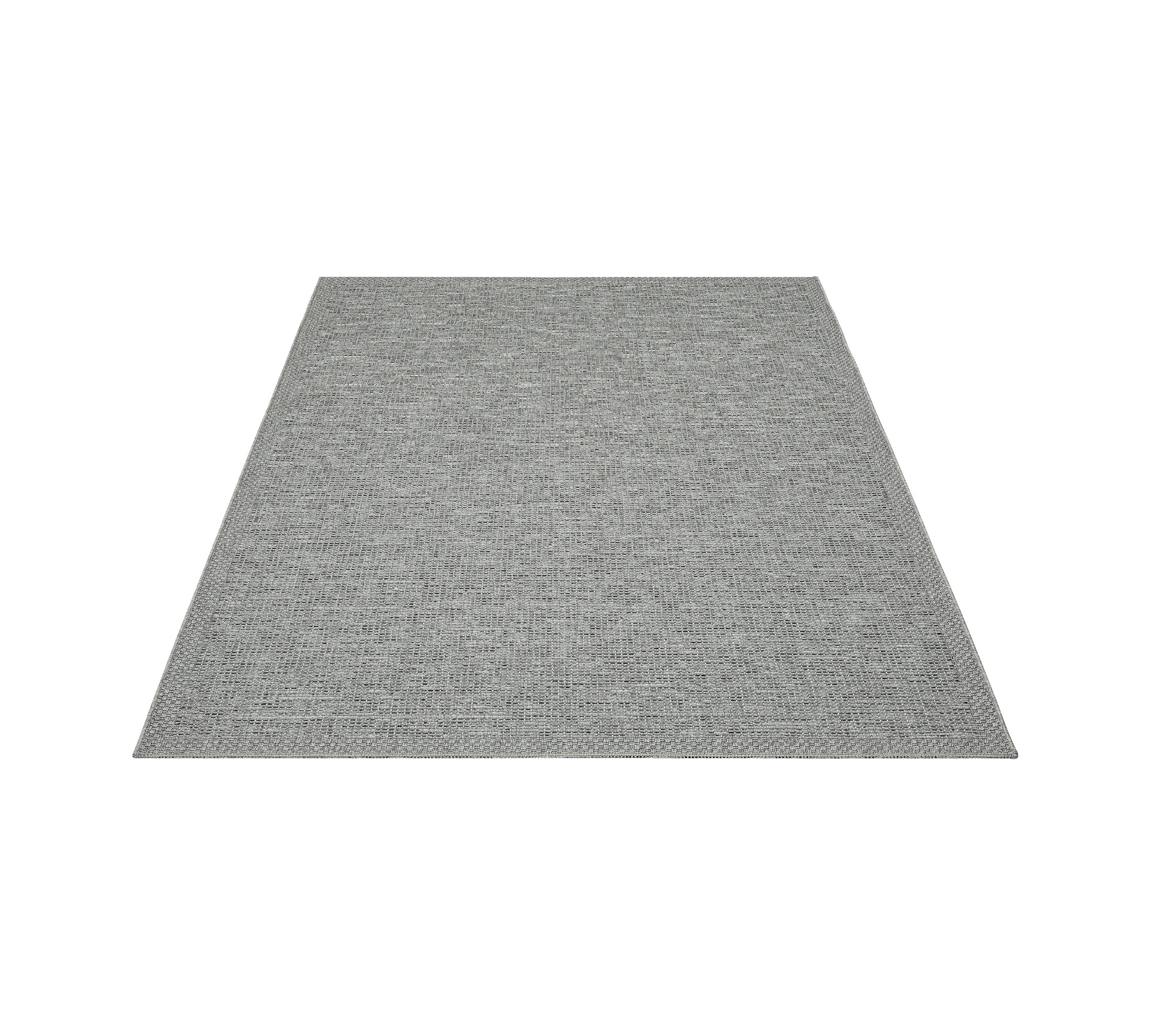 Alfombra rectangular rectangular para terraza, color gris, para interior y exterior, disponible en varios tamaños - FLOORNOVO