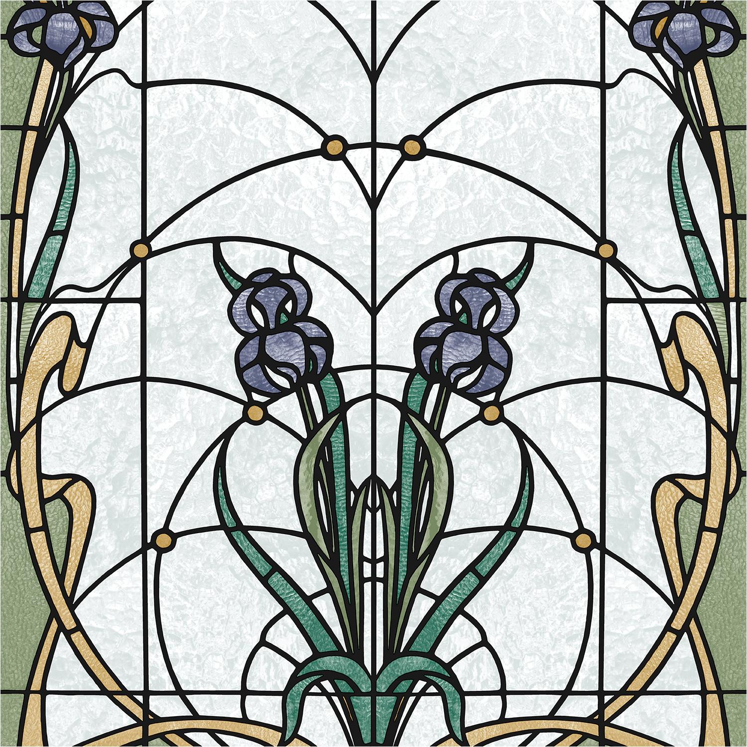 Papel pintado no tejido M79306 Artifice Green Church Glass No tejido 0,53 x 10,05 m Ugépa