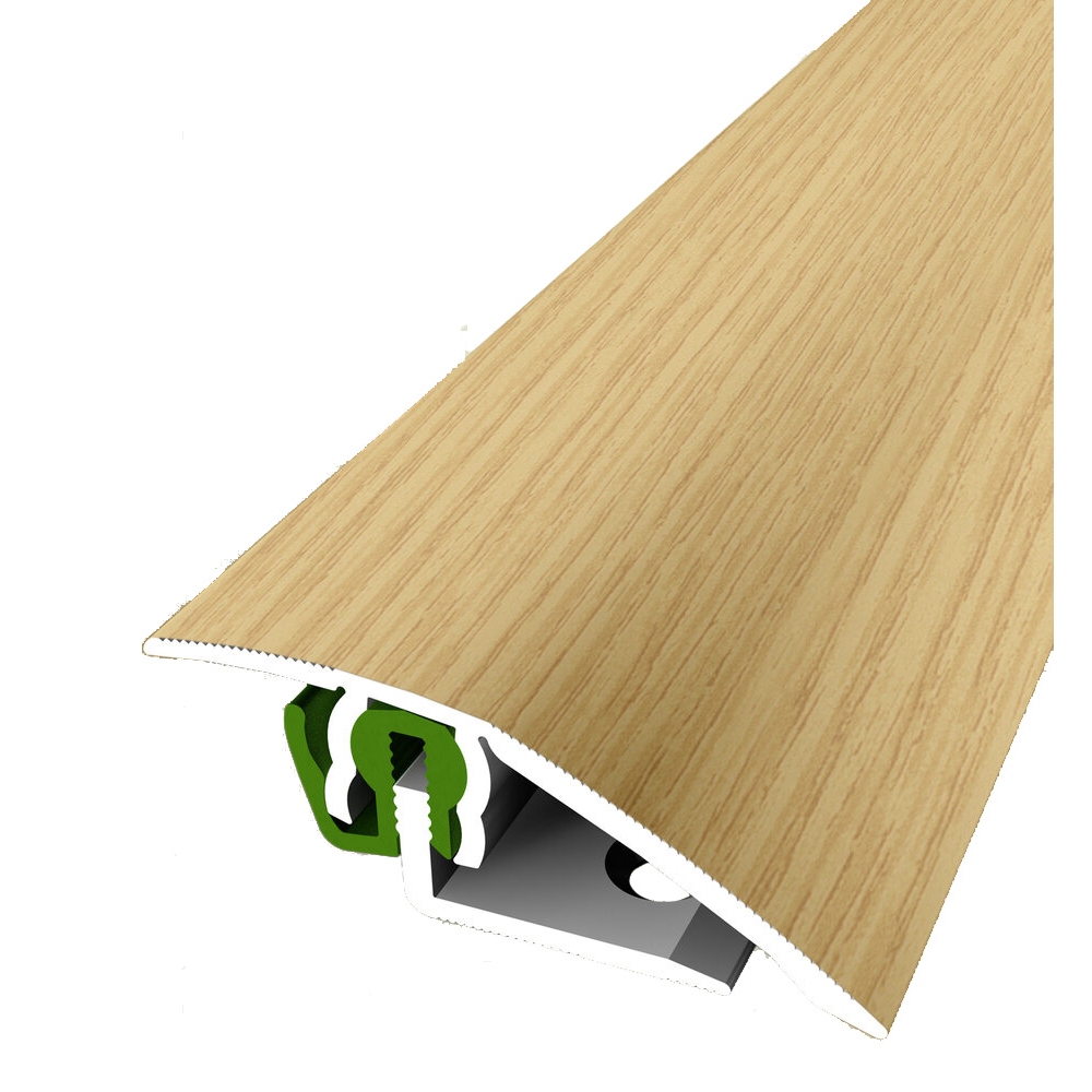 Perfil de transición PROVISTON B 51 mm, altura de borde 3 - 23 mm, tira de transición, aluminio anodizado