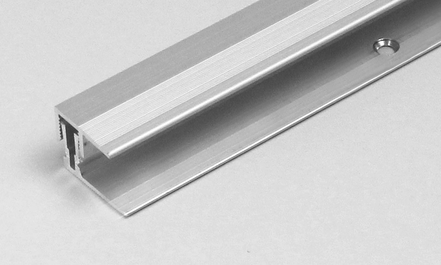 Perfiles de remate y canto PROVISTON Alberni B 24 mm, altura de canto 11-15 mm, aluminio anodizado