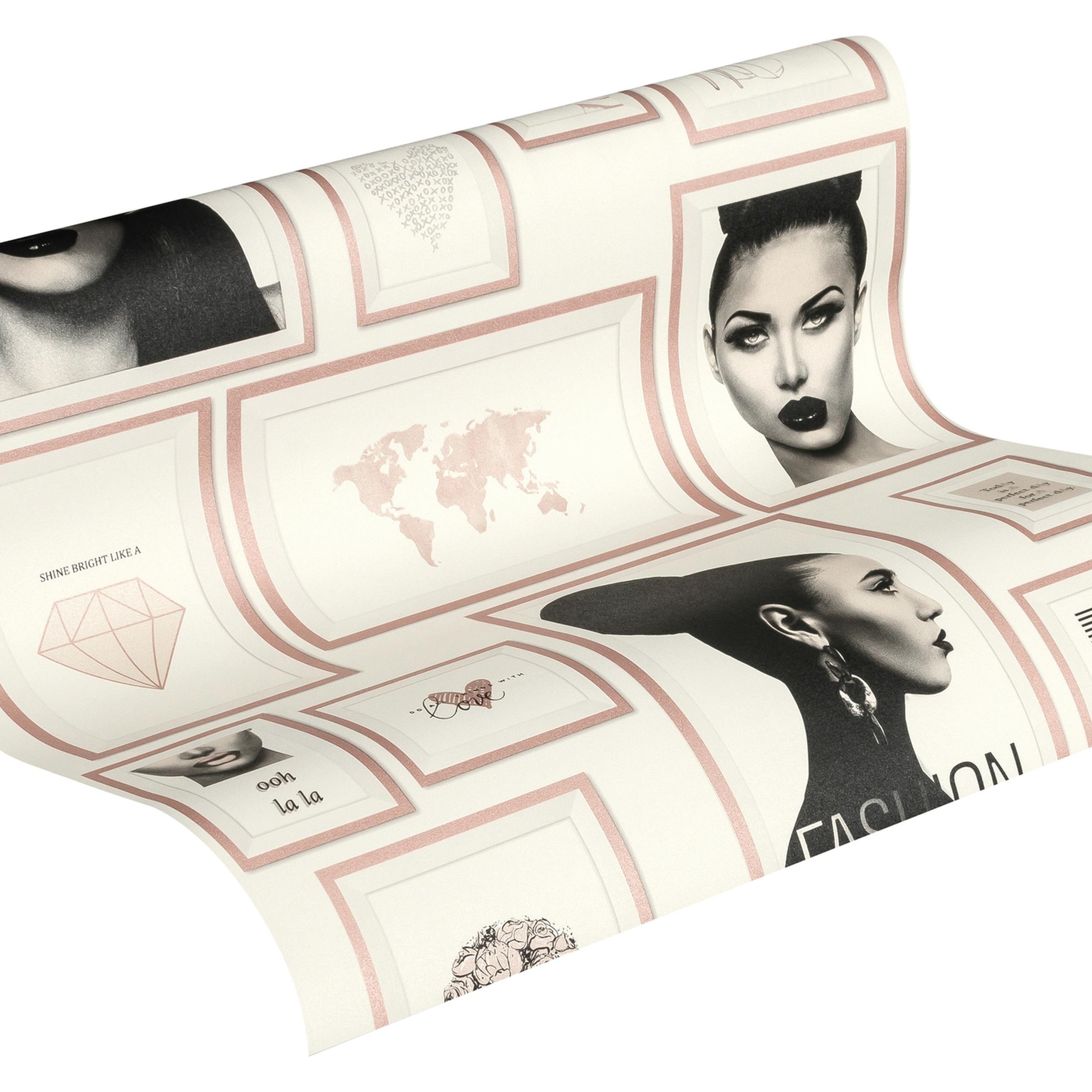 A.S. Creation Metropolitan Stories 369183 Papel pintado no tejido Efecto 3D 0,53 x 10,05 m crema