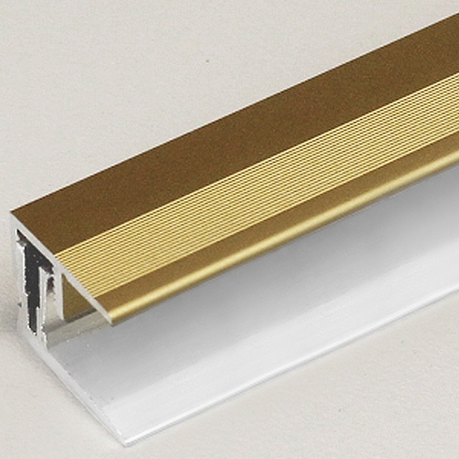 Perfiles de remate y canto PROVISTON Alberni B 24 mm, altura de canto 11-15 mm, aluminio anodizado