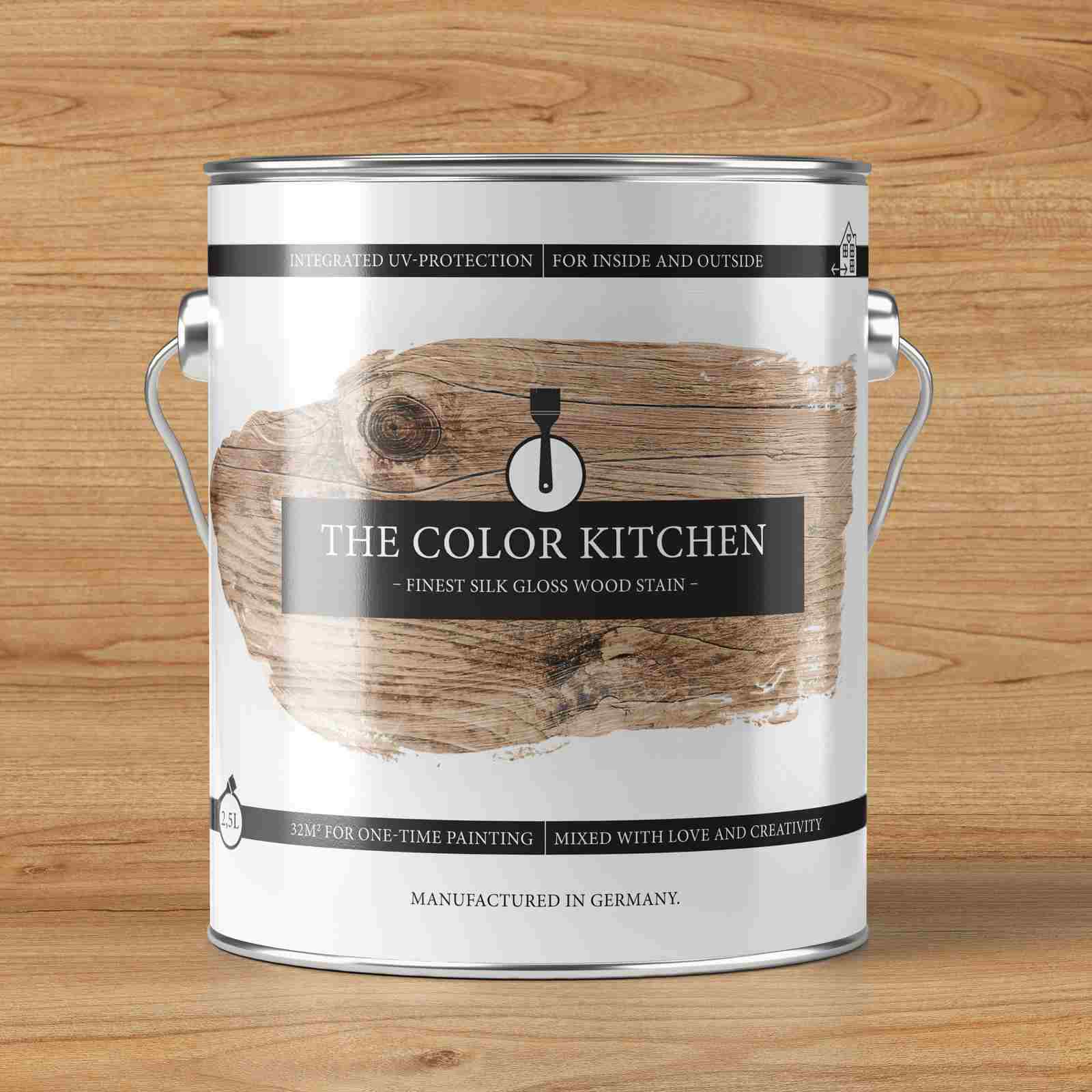 Tinte para madera de pino Pino relajante de The Color Kitchen Uso interior y exterior, acabado satinado