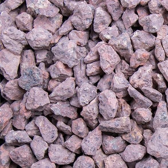 Gravilla de pórfido rojo de 8 a 11 mm, gravilla de primera calidad, piedra natural de pórfido, piedras rojas para jardín, GSH