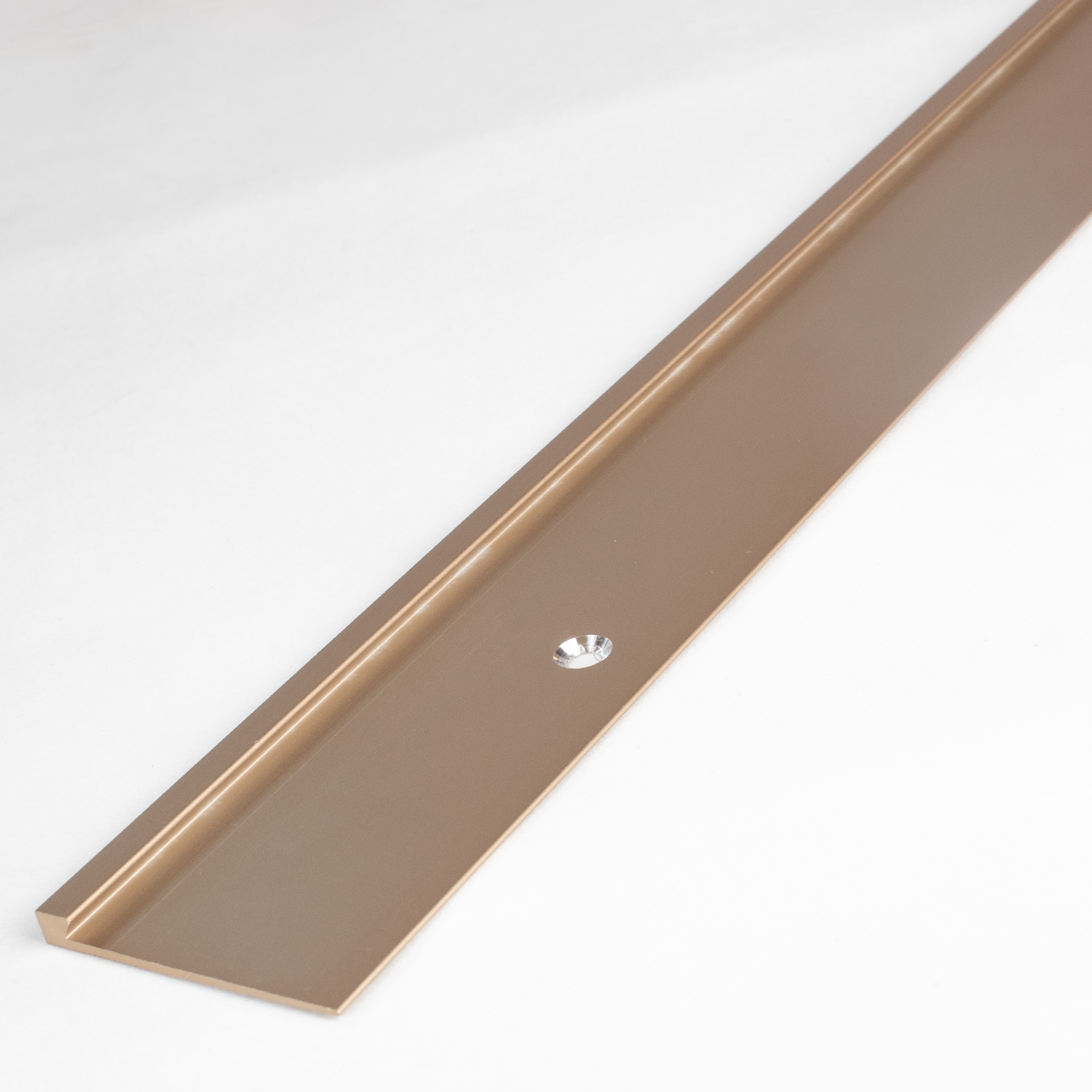 Perfiles de cantos y acabados Auer Blackwater H 3 mm W 40 mm L 2700 mm aluminio anodizado