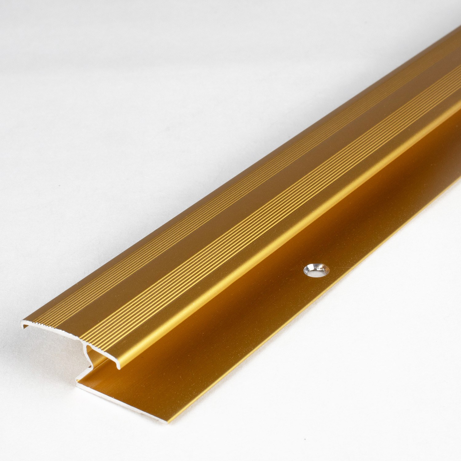 Perfiles de canto y acabado PROVISTON Athlone, altura de canto 8 mm, perfil de sujeción, aluminio anodizado