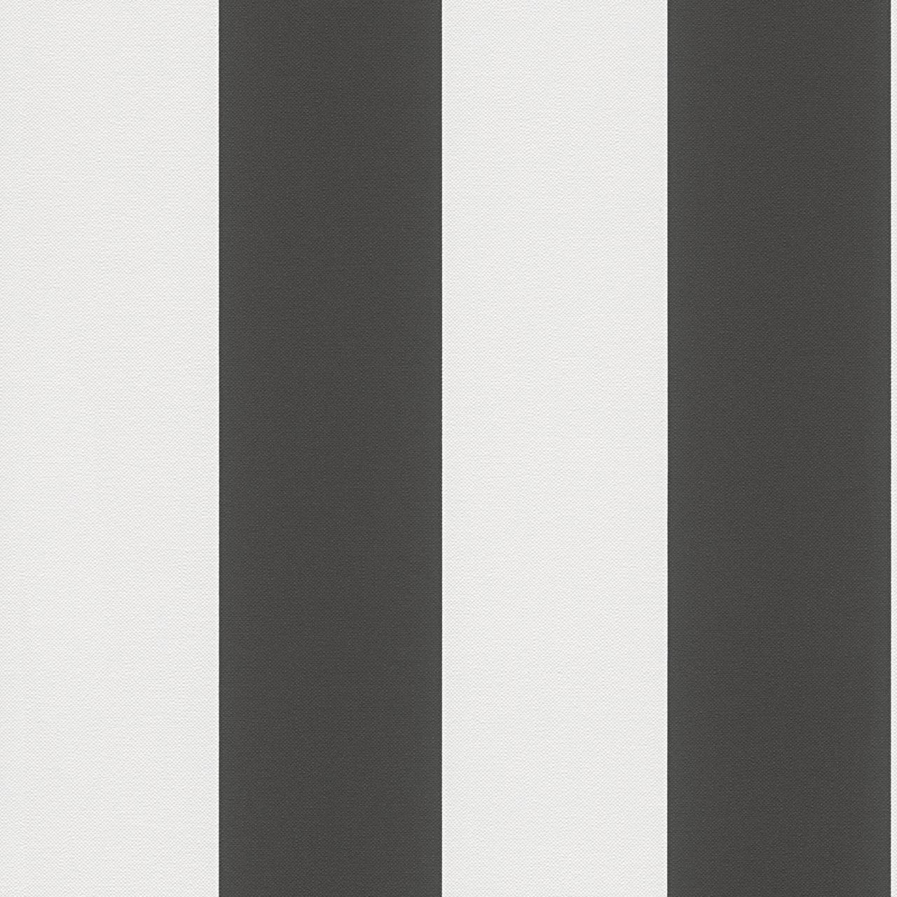 A.S. Creation Elegance 3 334213 Papel pintado no tejido Diseño a rayas 0,53 x 10,05 m Negro