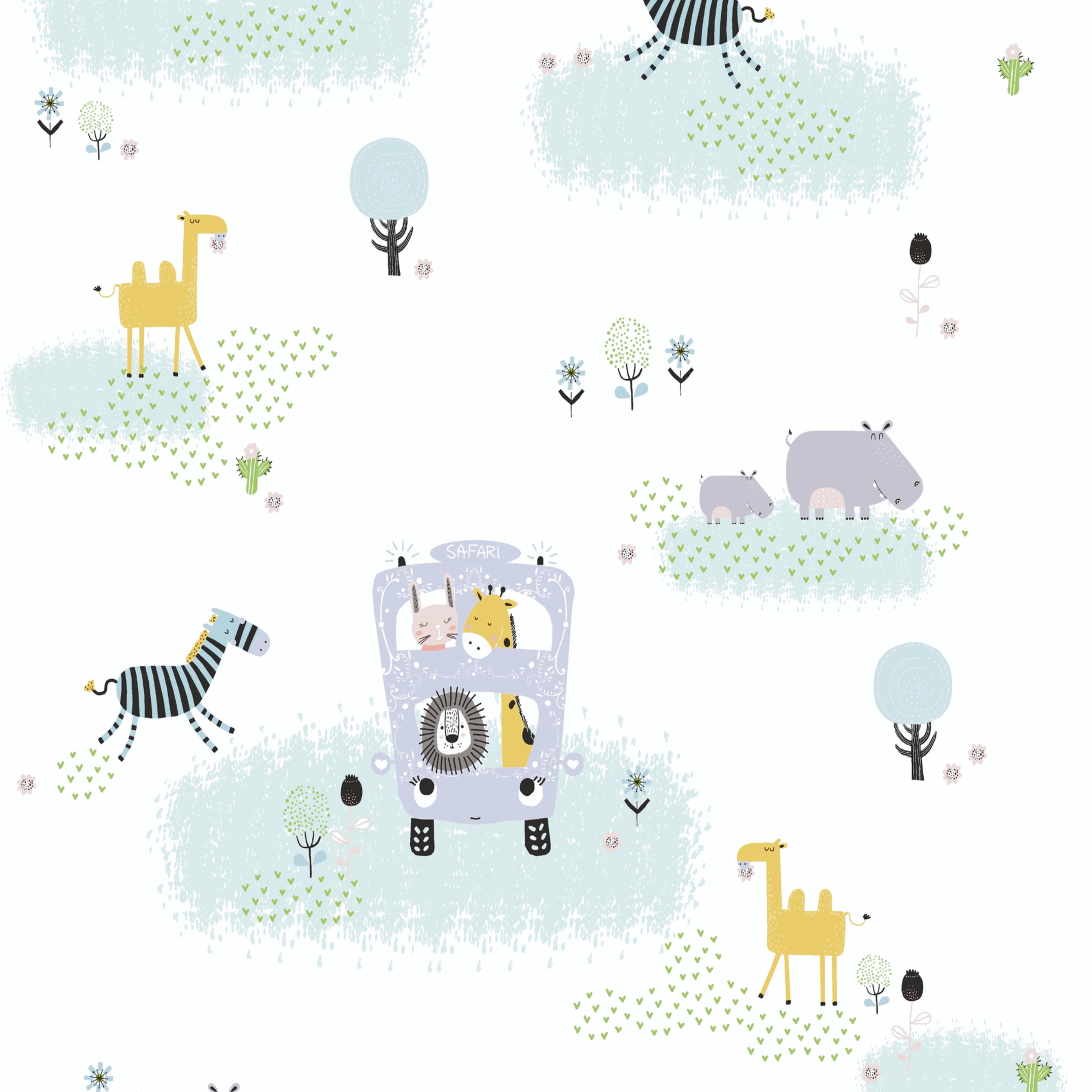 A.S. Creation Little Love 381141 Papel pintado no tejido Habitación infantil 0,53 x 10,05 m Multicolor