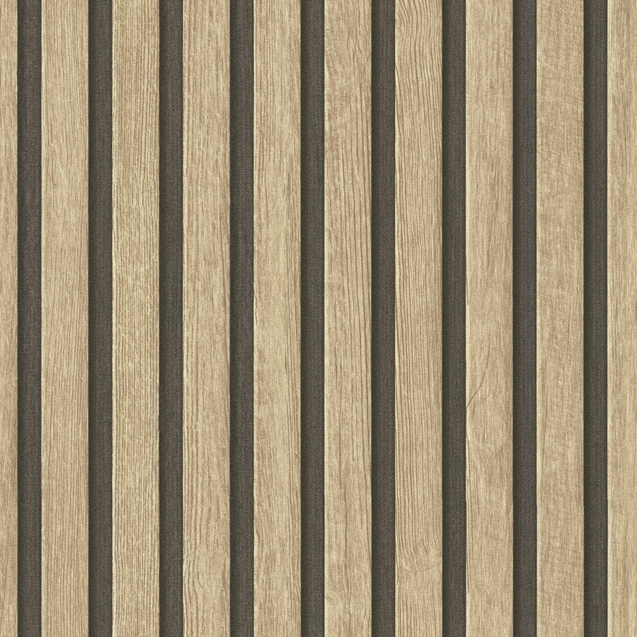 Papel pintado no tejido 391091 Rayas Ondas Beige Marrón Pintwalls A.S. Creation