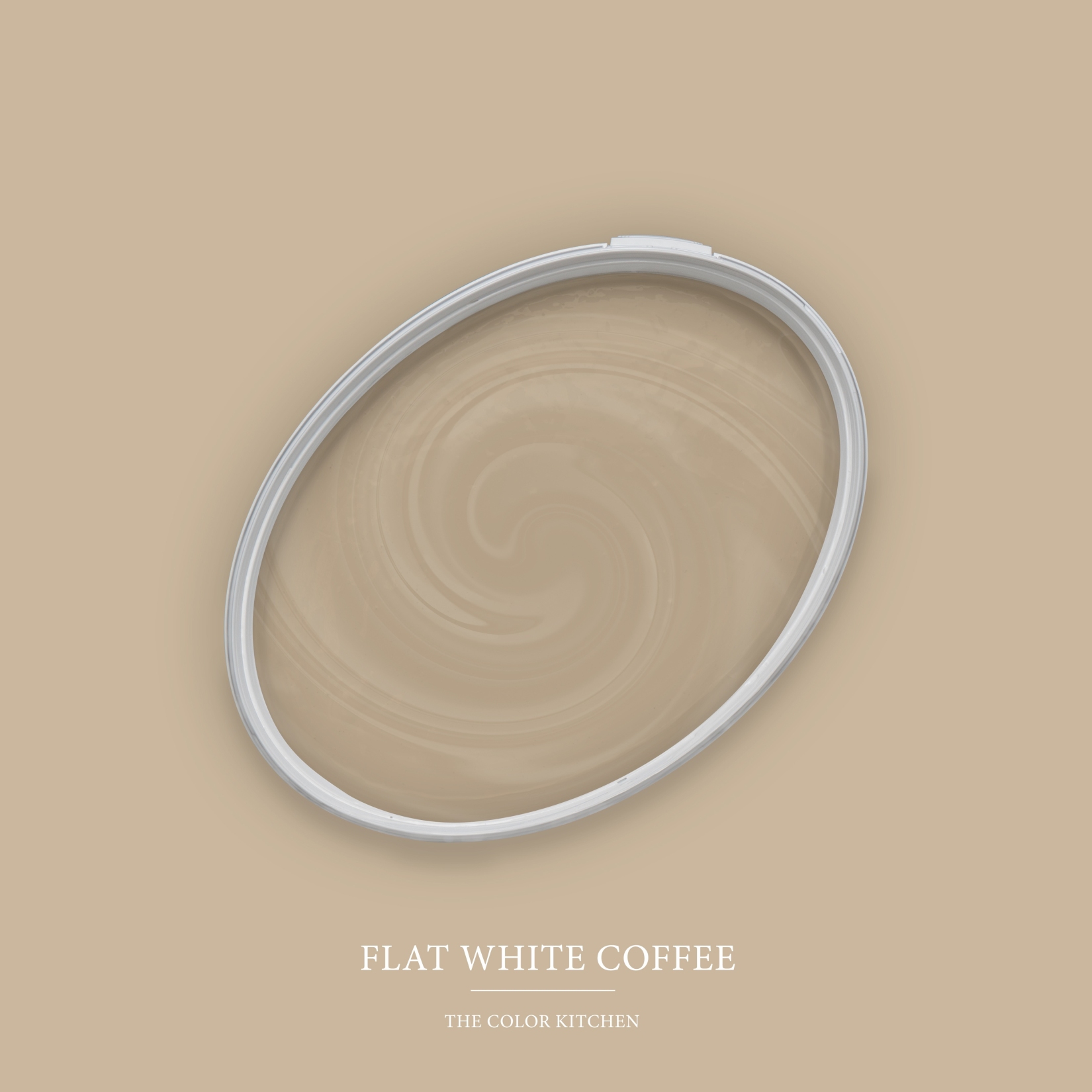 Pintura de pared beige mate The Color Kitchen Flat White Coffee Emulsión interior exclusiva